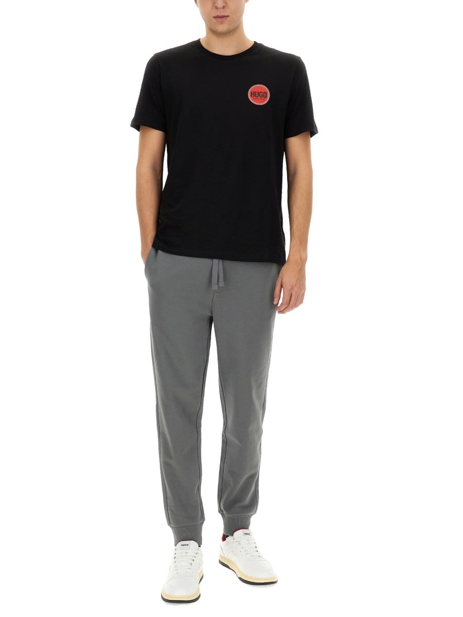 Shop Hugo Boss Jogging Pants In Grey