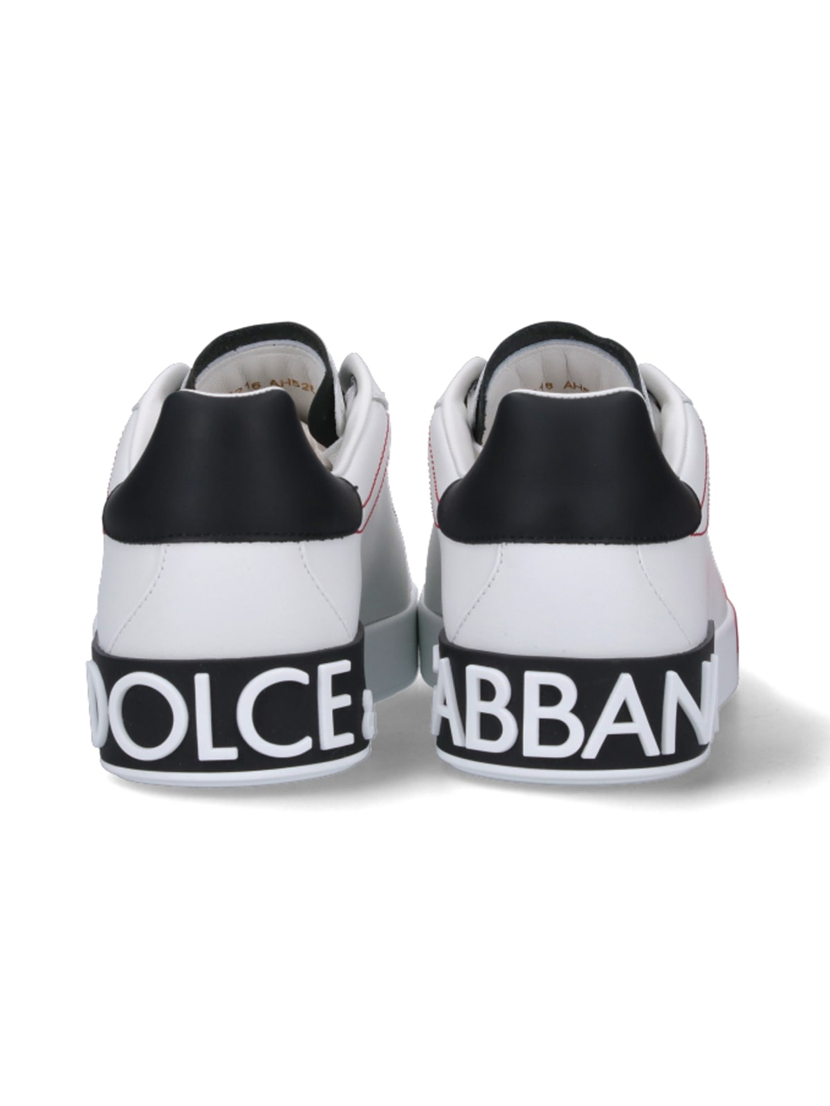 Shop Dolce & Gabbana Portofino Sneakers In Bianco