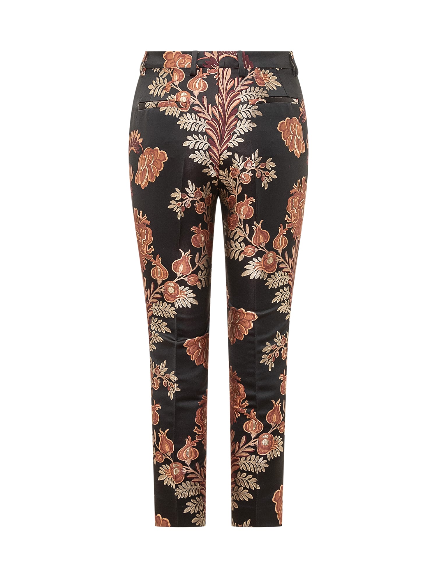 Shop Etro Trouser In Nero