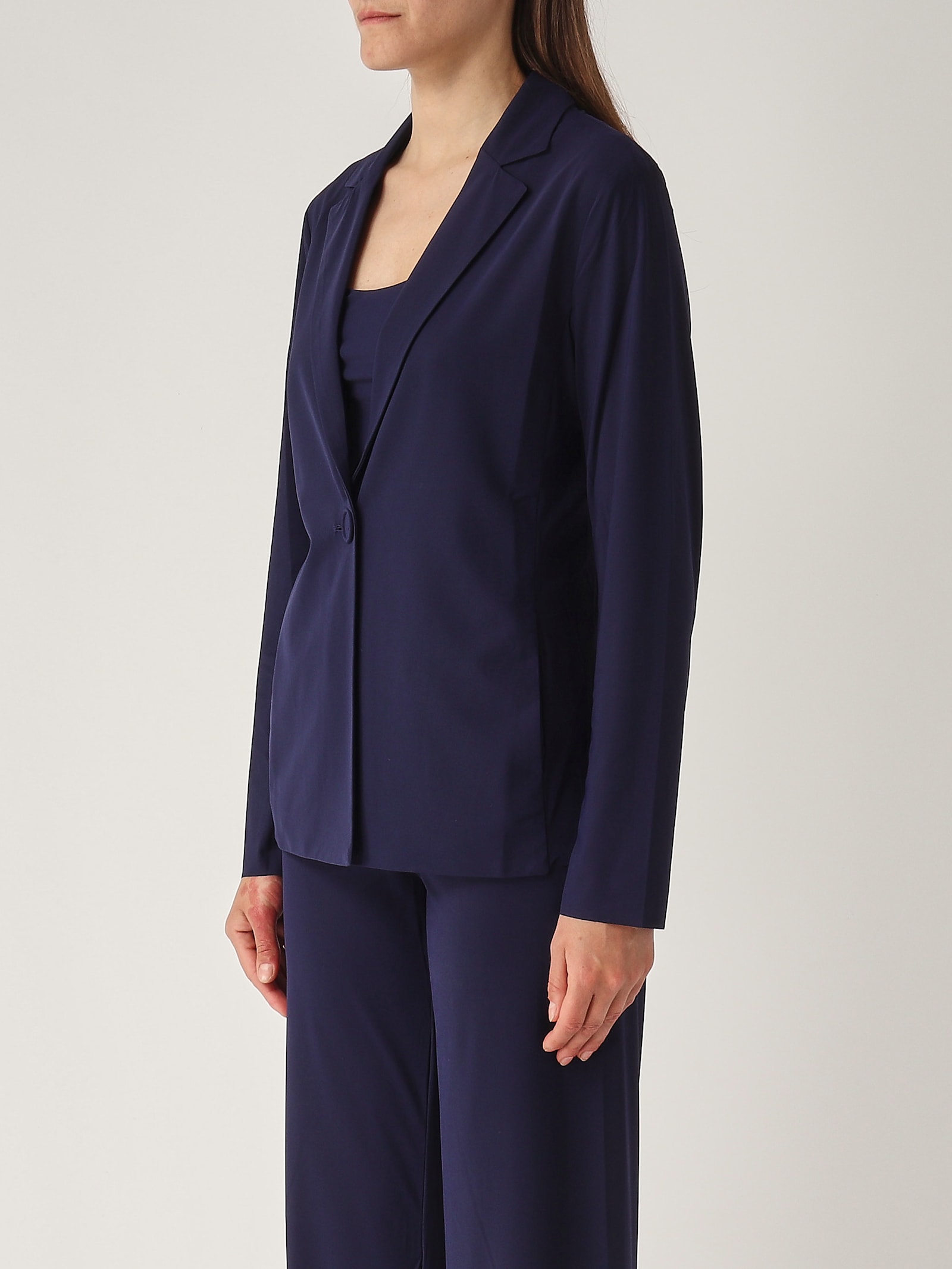 Maliparmi Poliammide Jacket In Blue