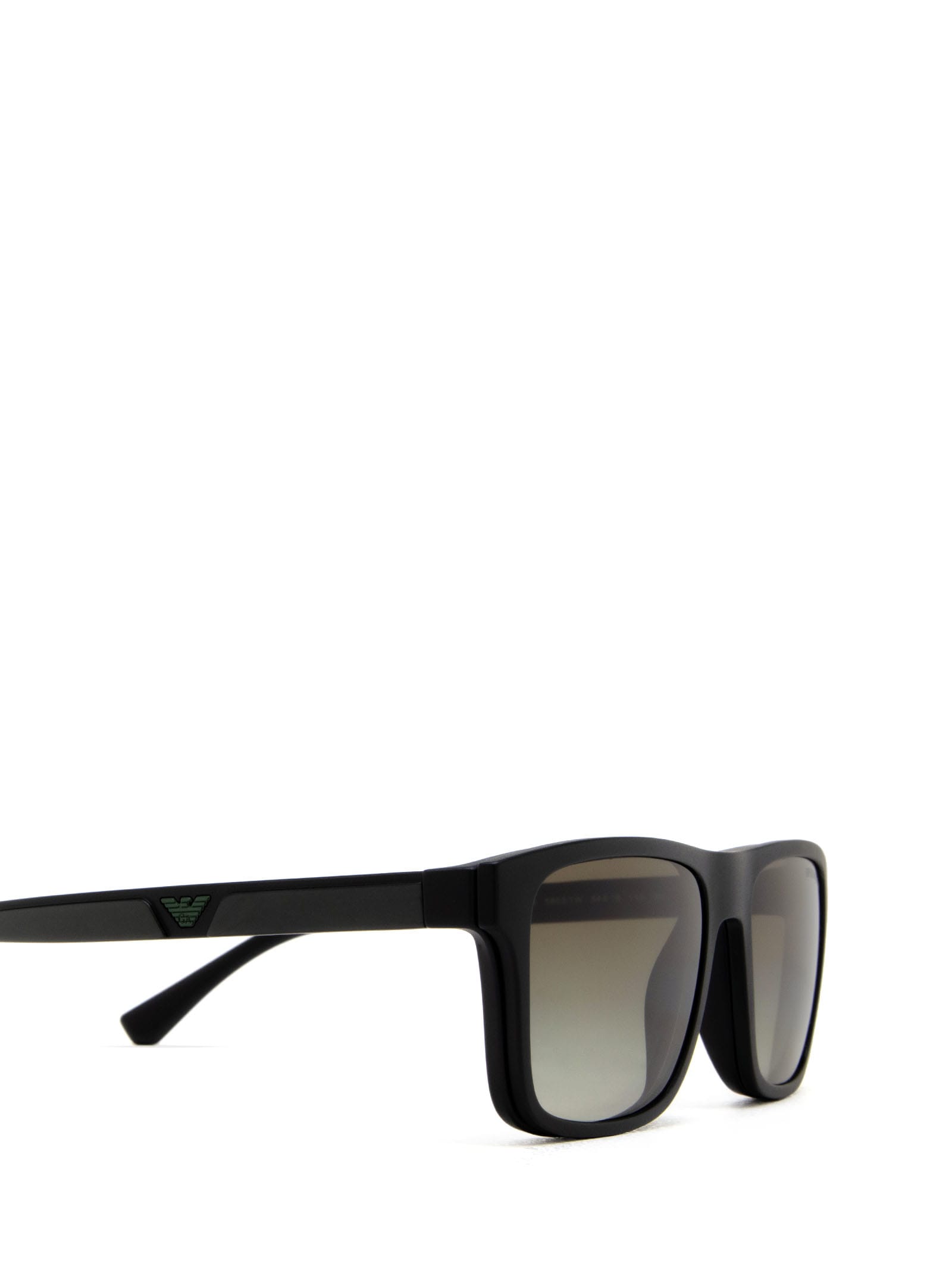 Emporio Armani Inverted Trapezoidal Full-frame Glasses In 50011w