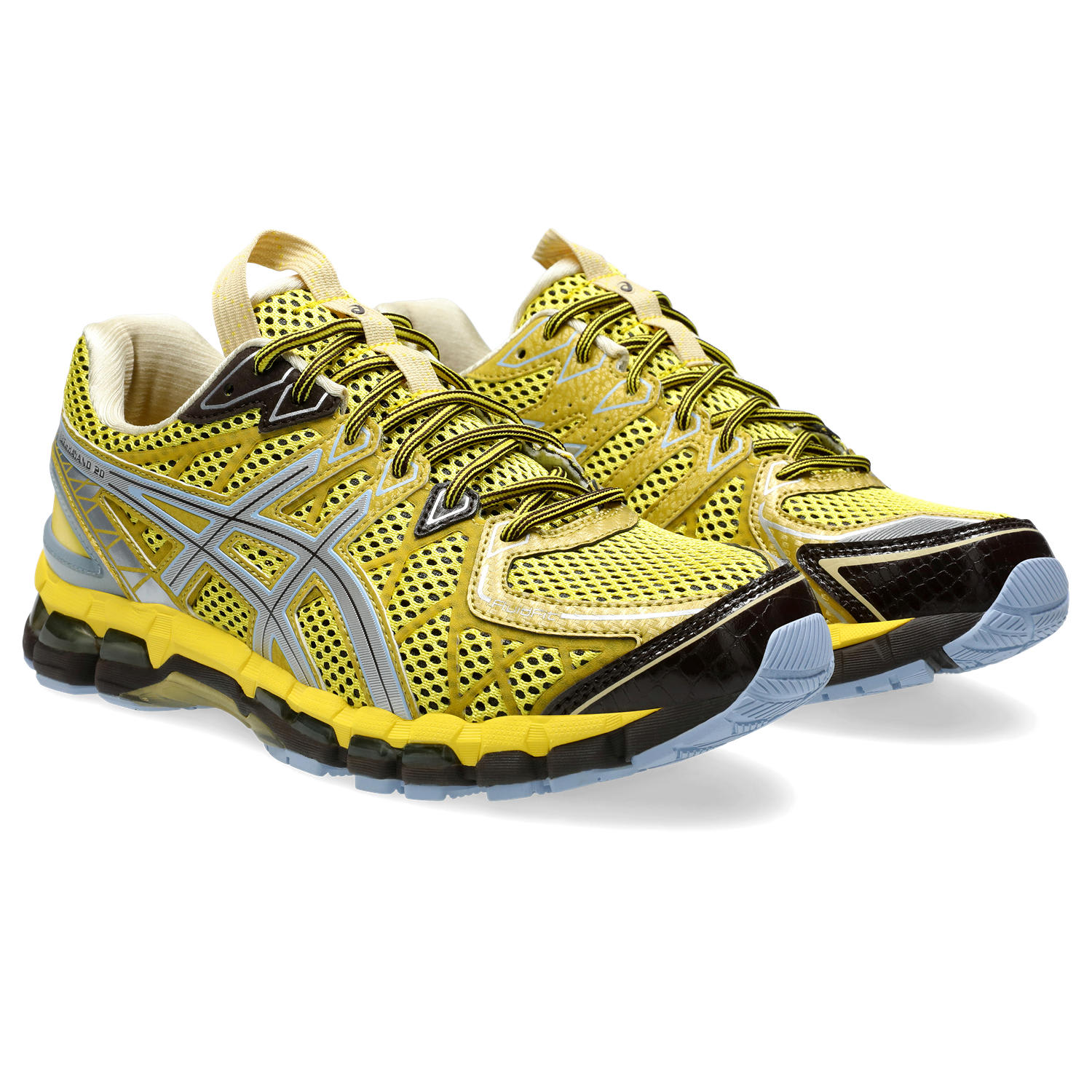 Shop Asics Ub9-s Gel-kayano 20 In Vibrant Yellow Pure Silver