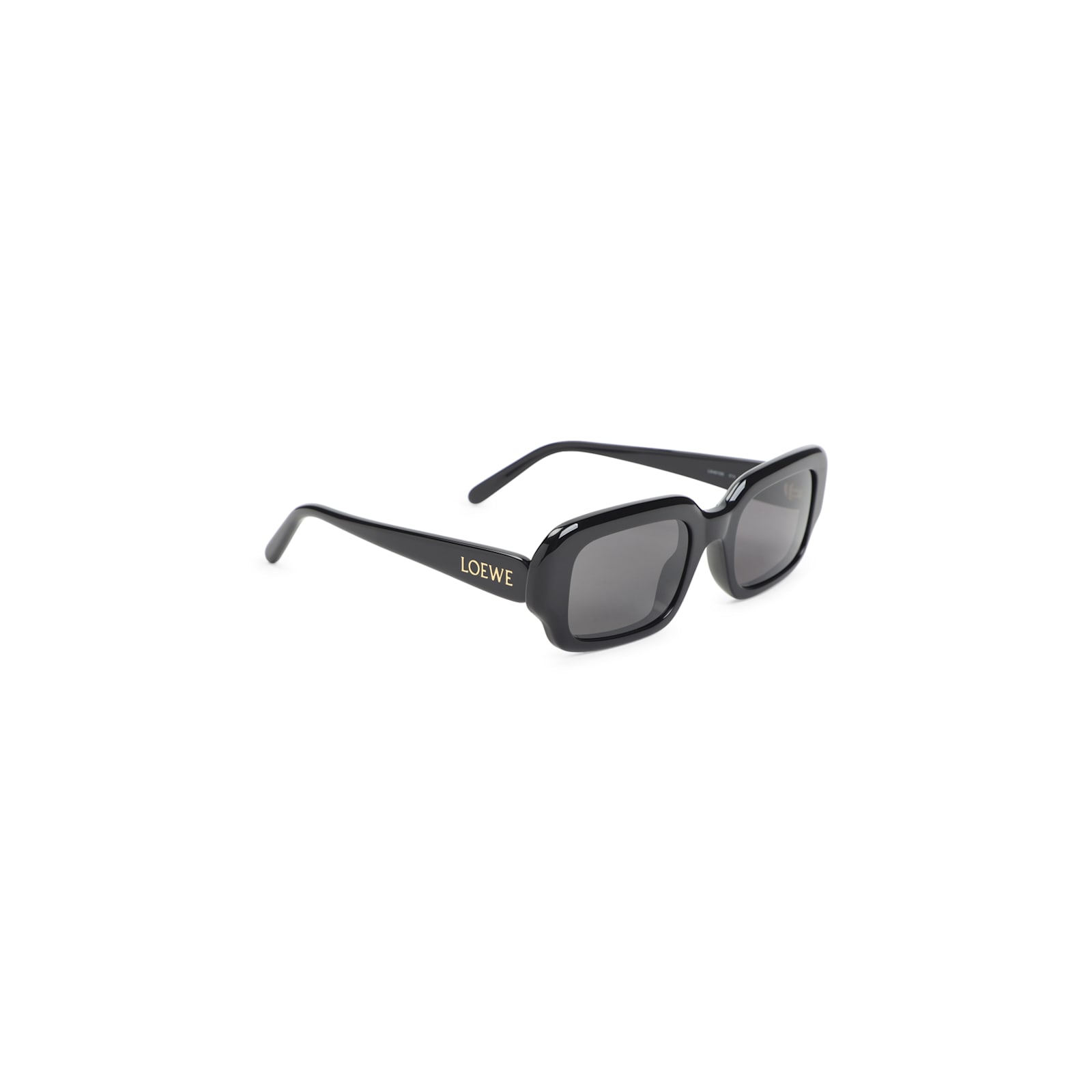 Loewe Rectangular Slim Sunglasses In Black