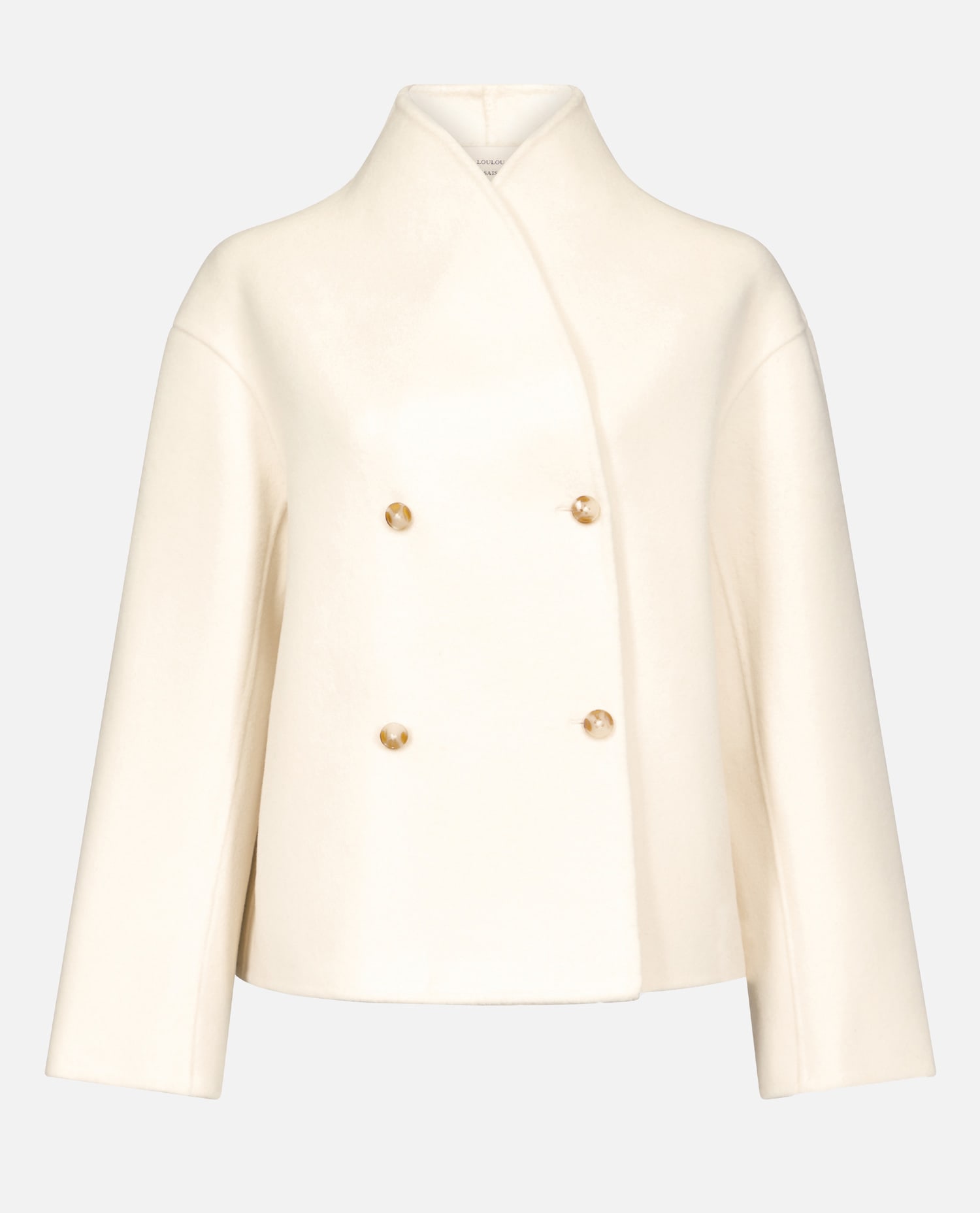 Loulou Studio Meyer Double Breasted Jacket In White