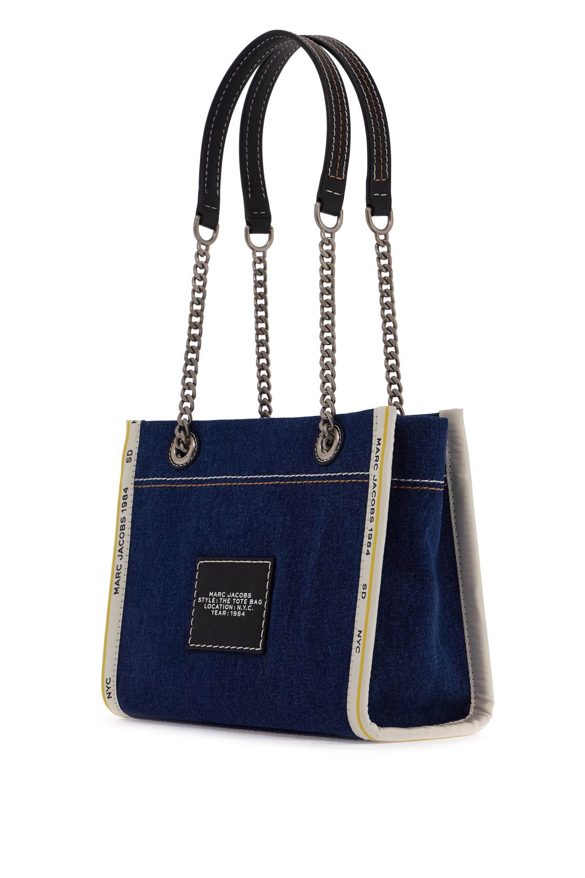 MARC JACOBS SMALL TOTE BLUE DENIM BAG
