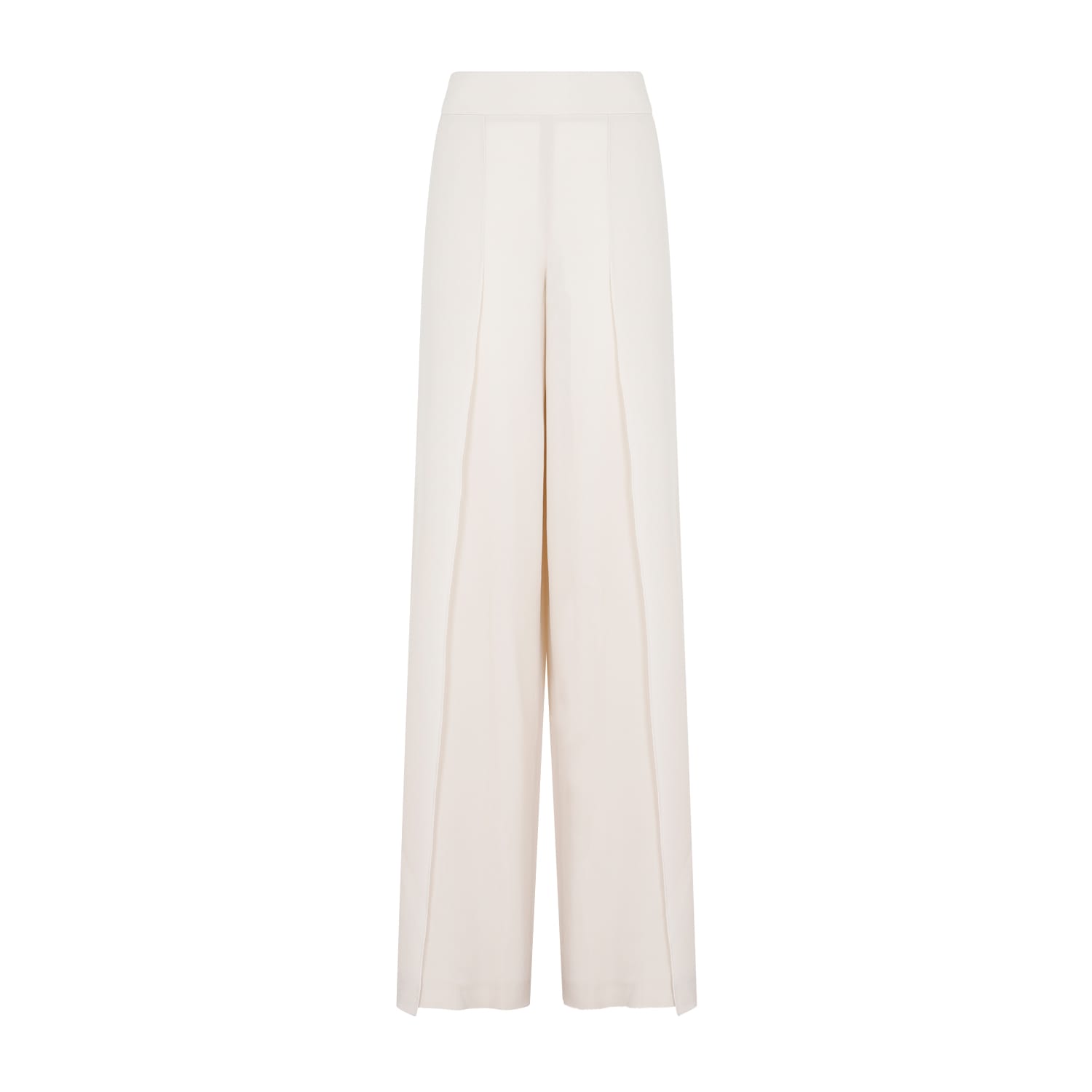 Shop Akris Fellia Chiffon Pants In Greige