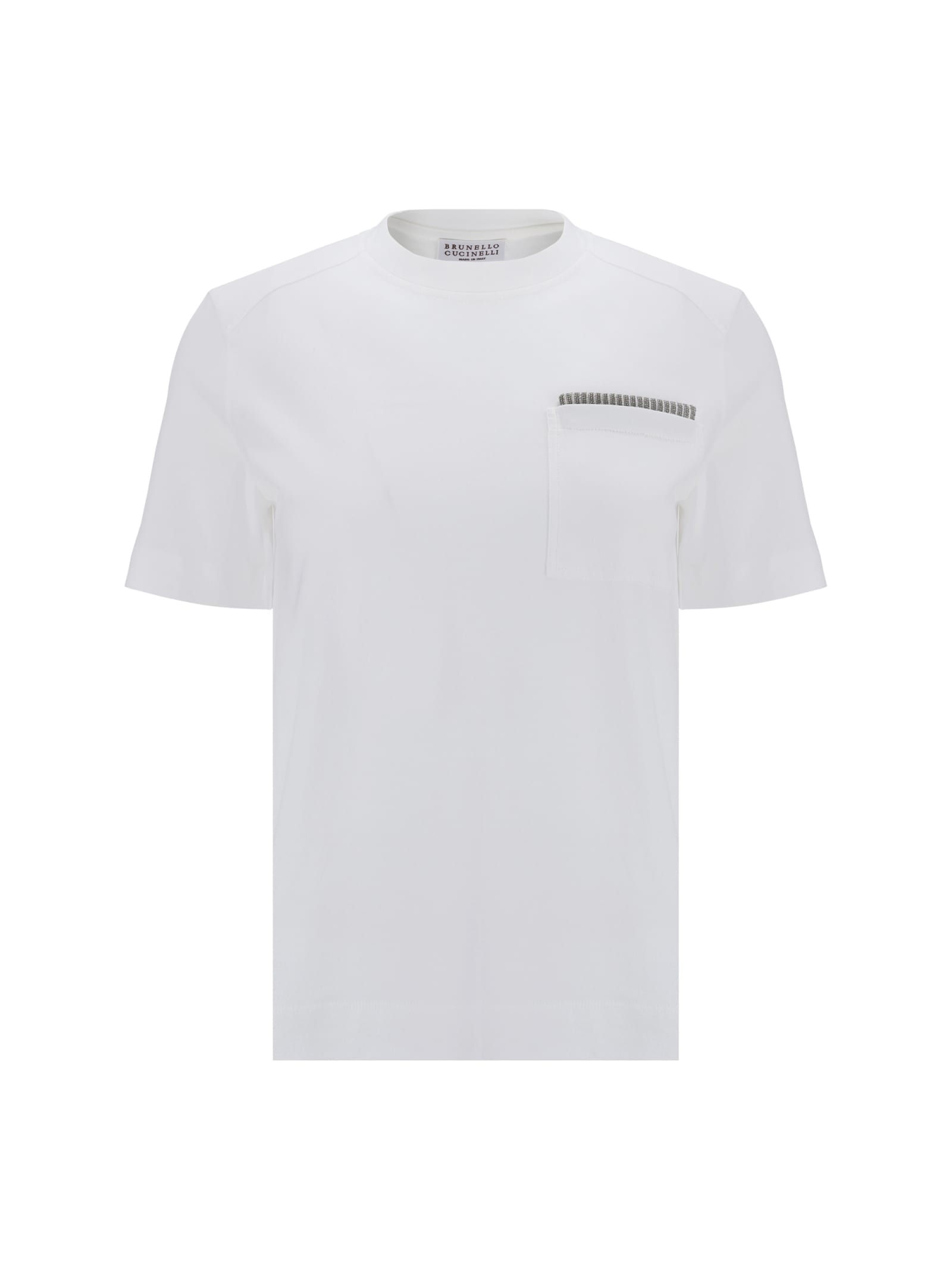 Shop Brunello Cucinelli T-shirt In Bianco