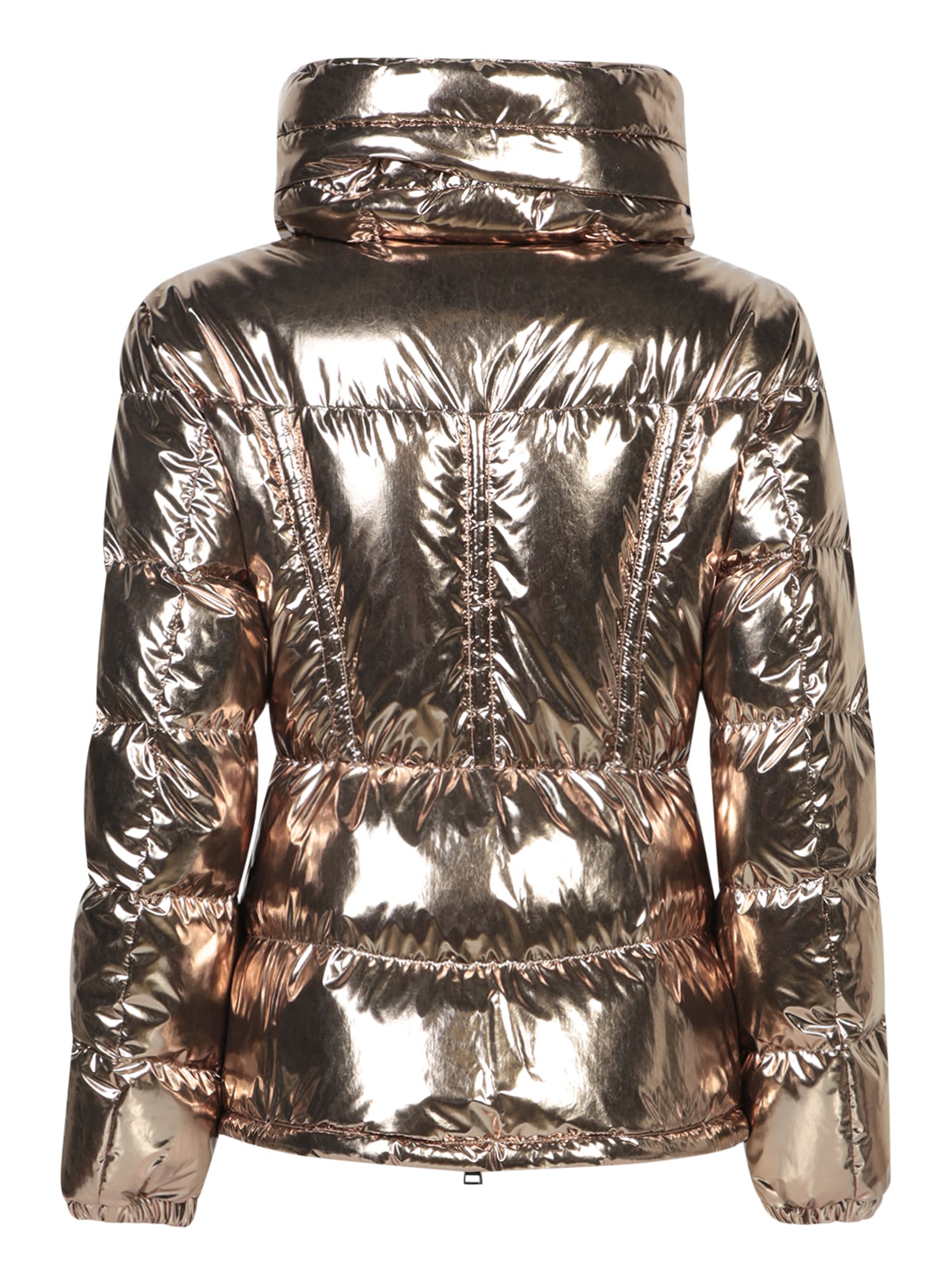 Shop Moncler Douros Met Oro Jacket In Metallic