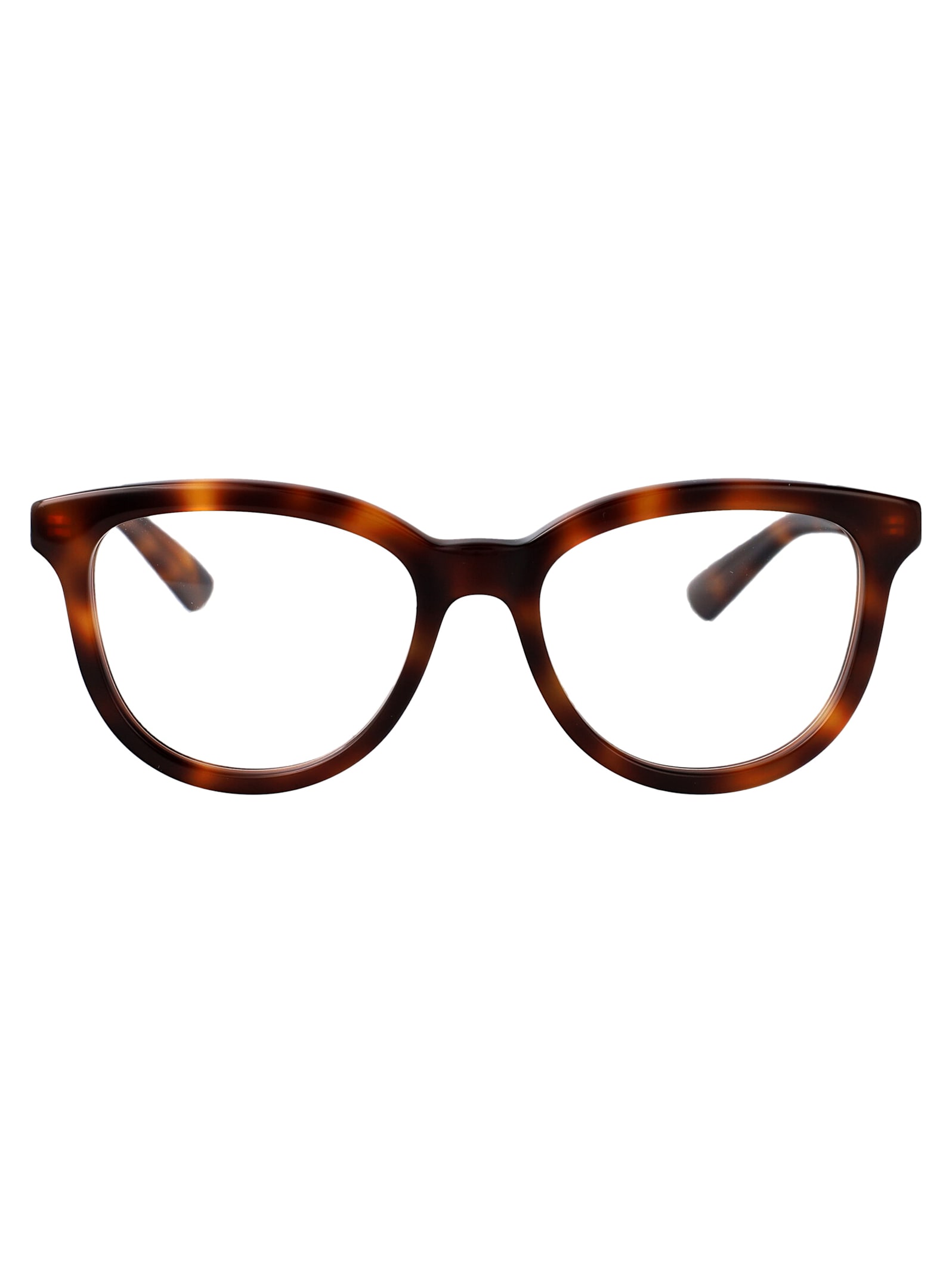 Gucci Tortoiseshell-effect Glasses In Havana-havana-transparent