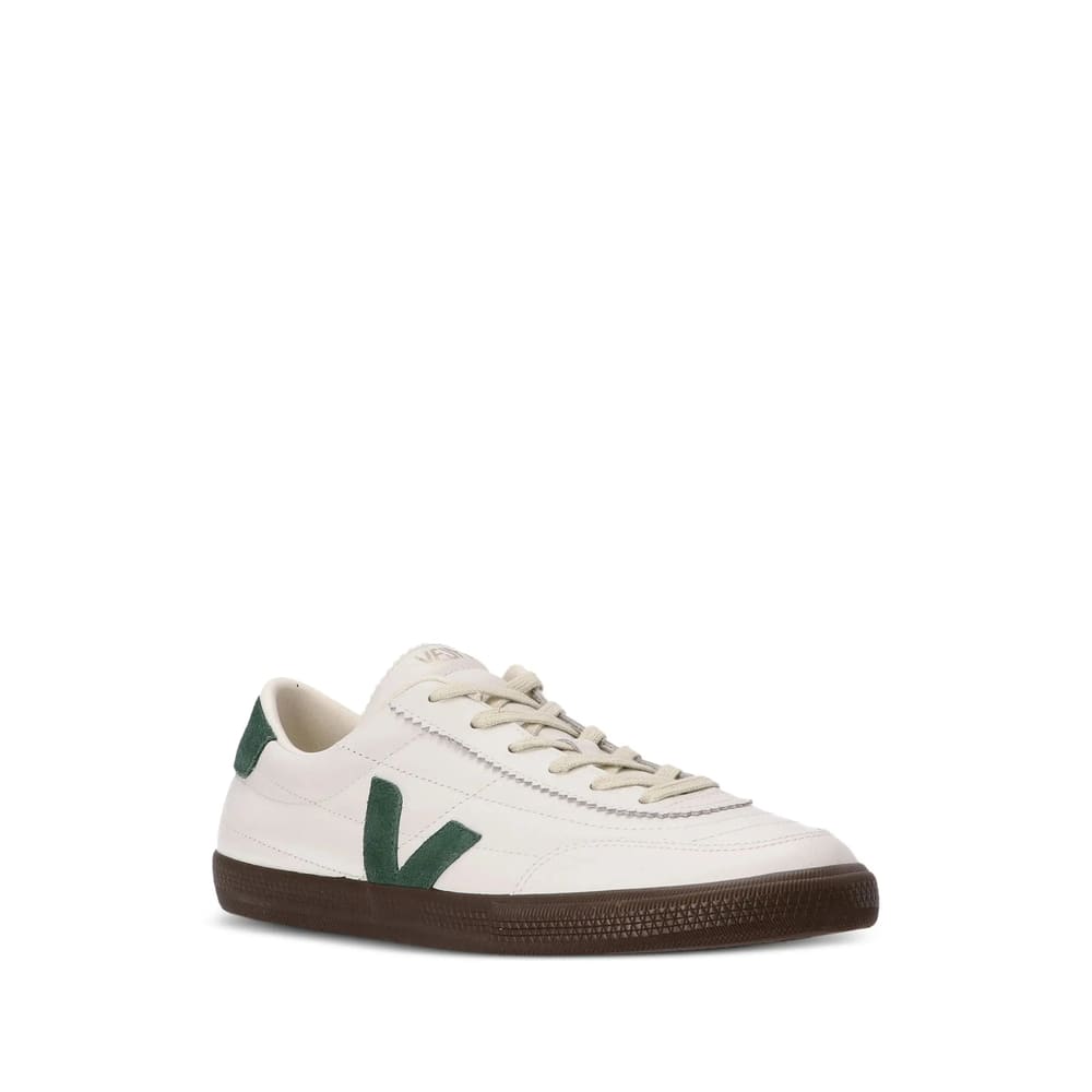 Veja Multicolour Leather Suede Sneaker In White