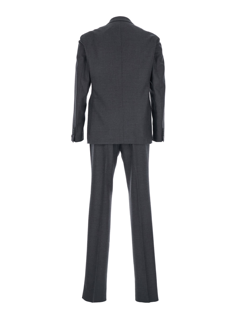 Tagliatore Single-breasted Pincer-trousers Suit In Gray