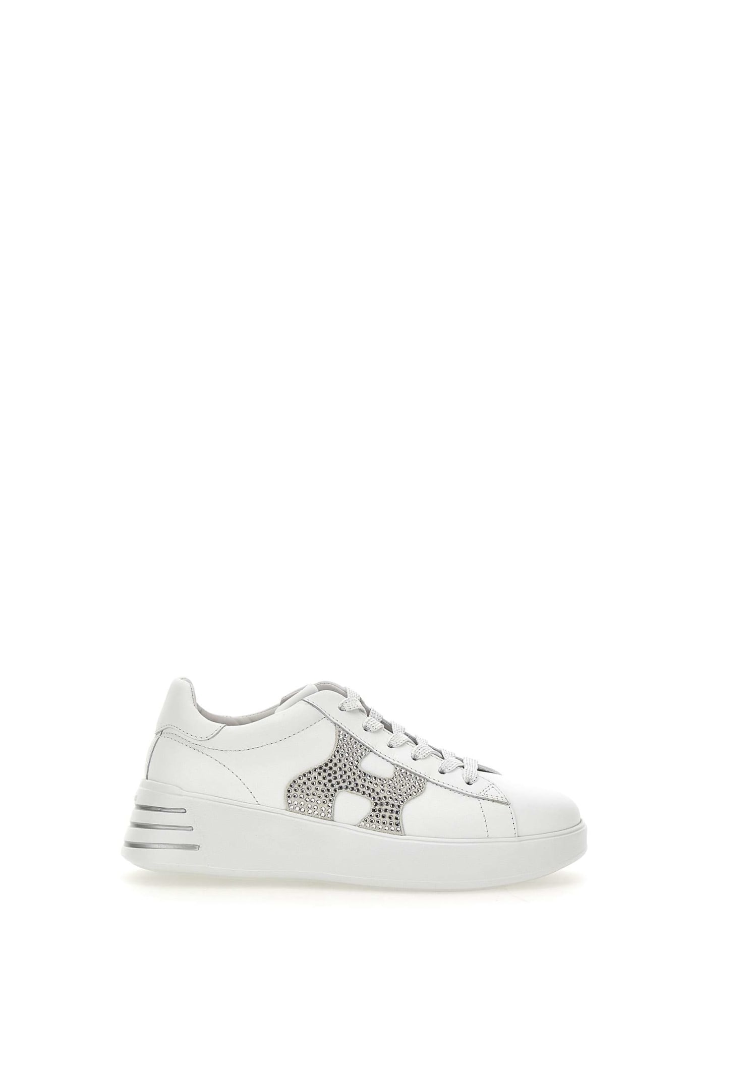 Hogan Rebel Leather Trainers In White