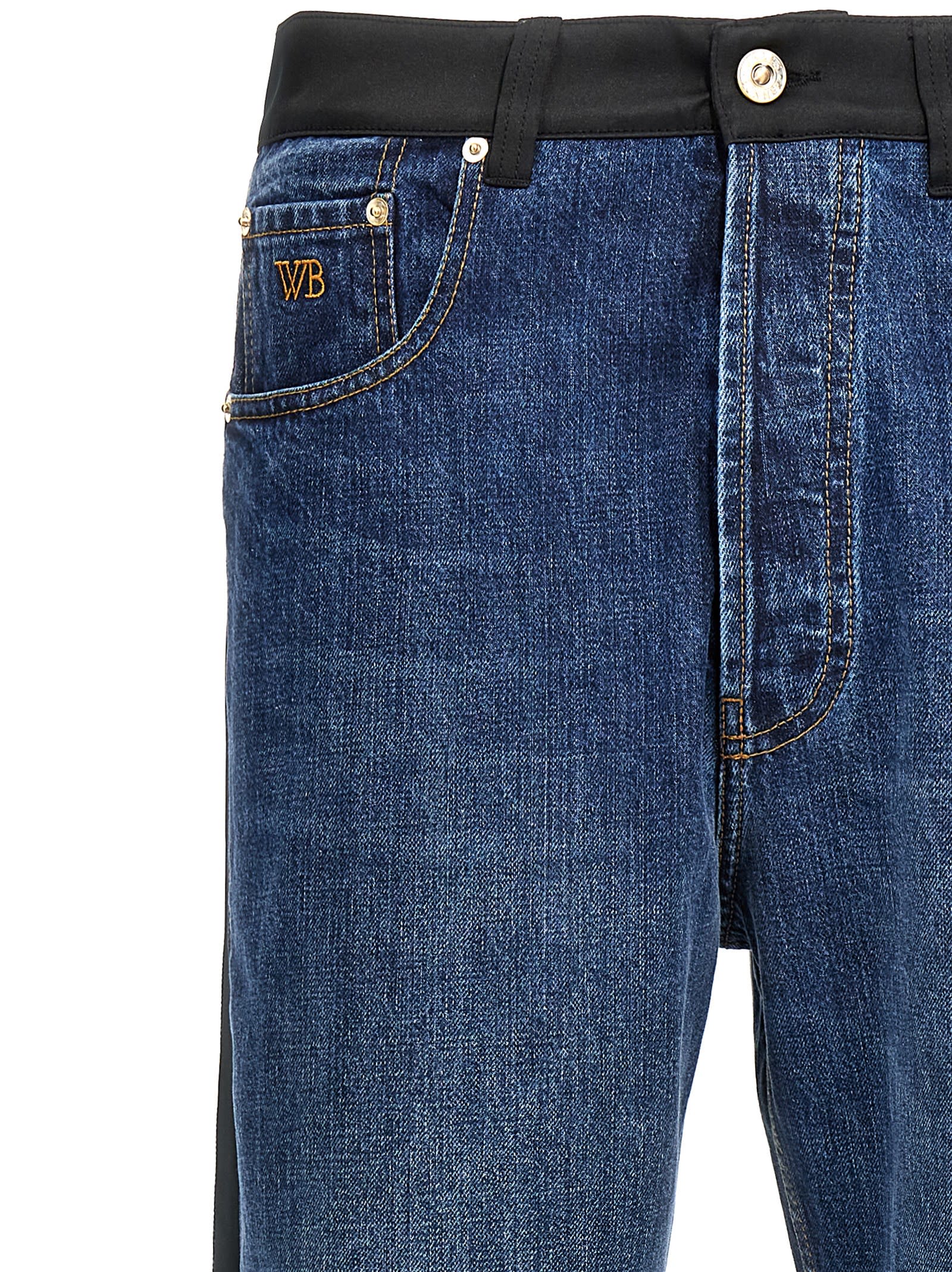 Wales Bonner Echo Denim Jeans In Blue