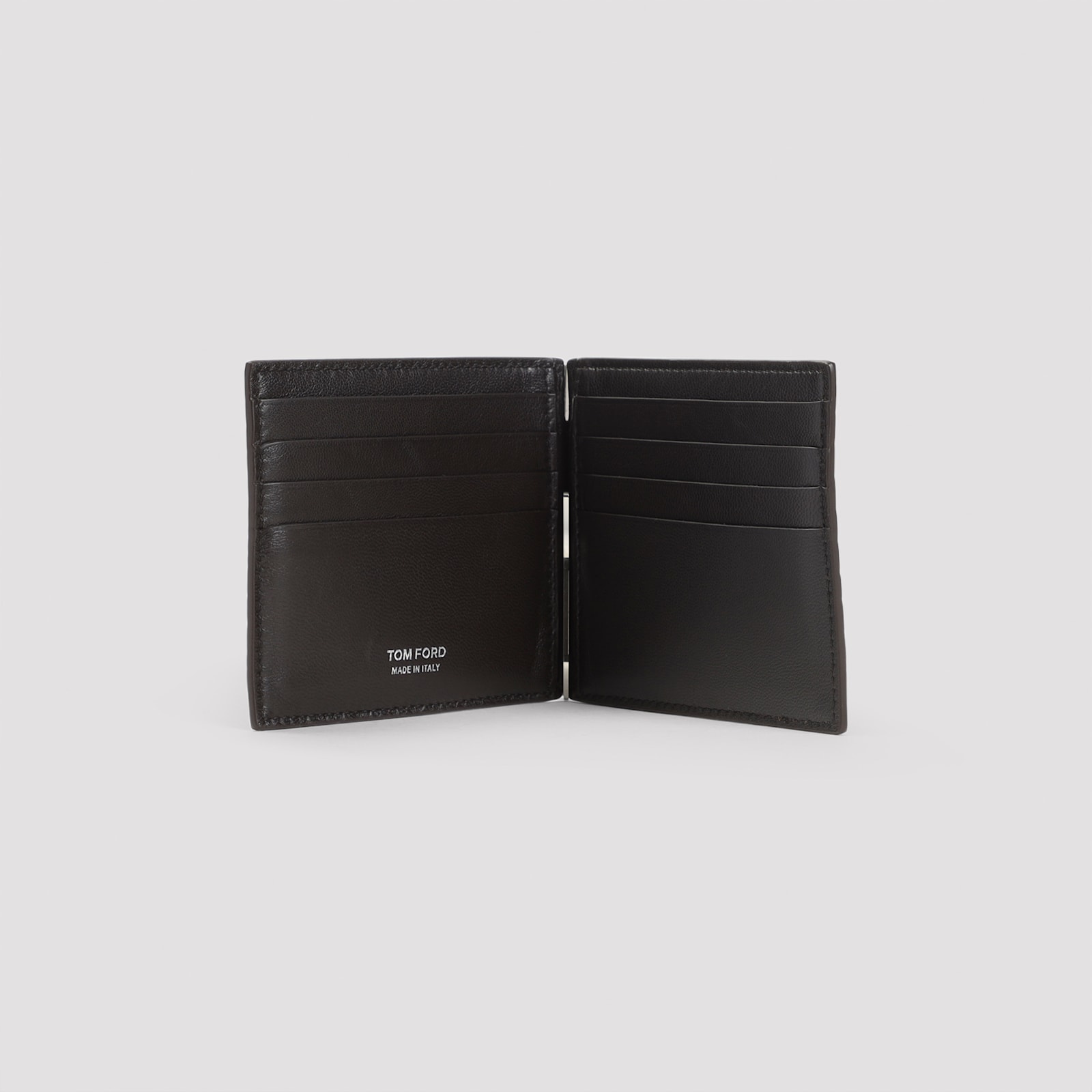 Tom Ford Crocodile-embossed Wallet In Brown