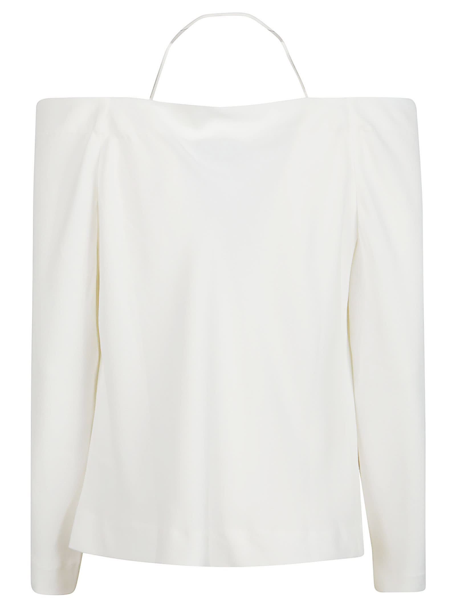 Iro Poani Off-shoulder Draped Blouse In White