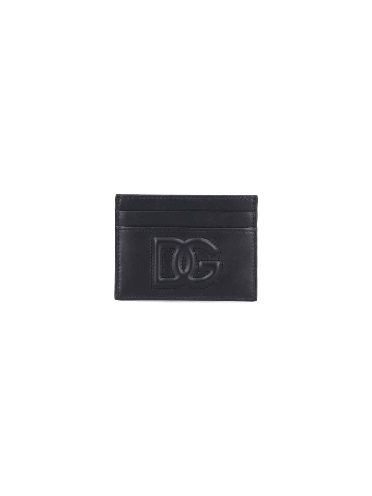 Shop Dolce & Gabbana Dg Card Holder In Black