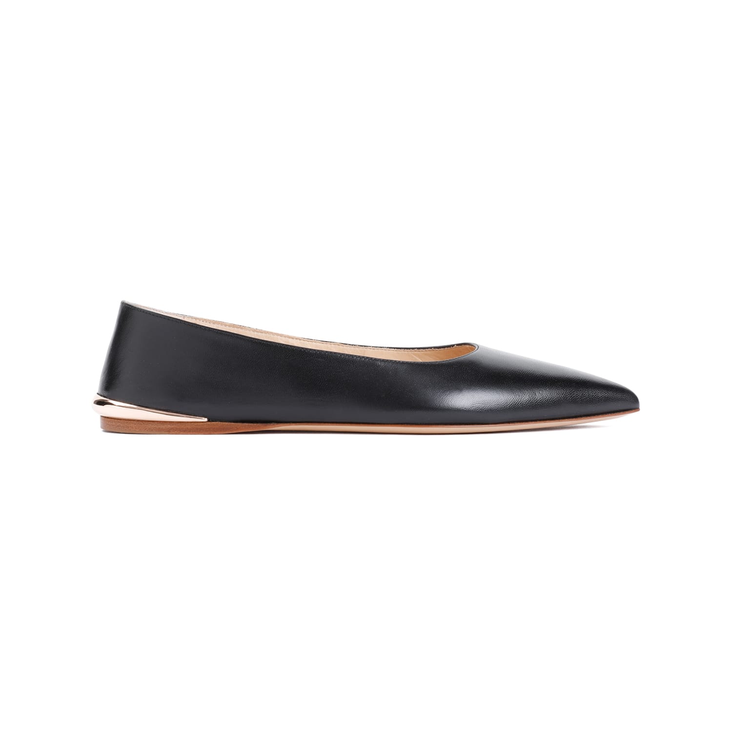 Shop Gabriela Hearst Fleur Ballerinas In Biv Black Ivory