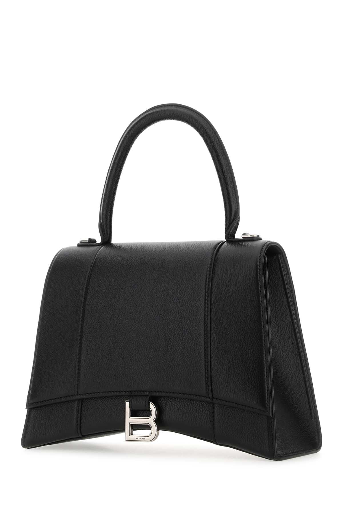 Balenciaga Hourglass Handbag With Structured Silhouette And Top Handle In 1000
