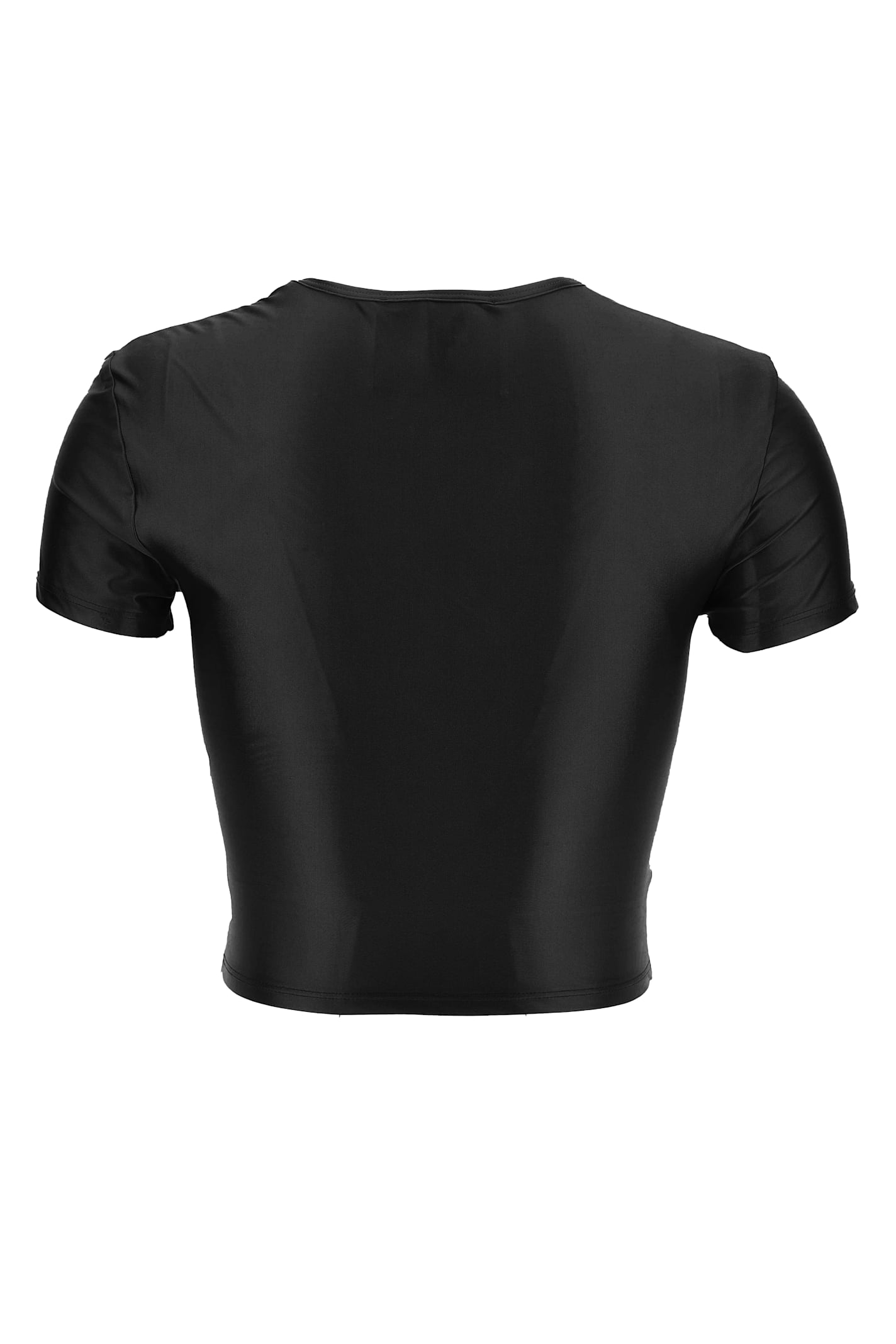 Versace Jeans Couture Black & Pink Chromo Couture Logo T-shirt In Black