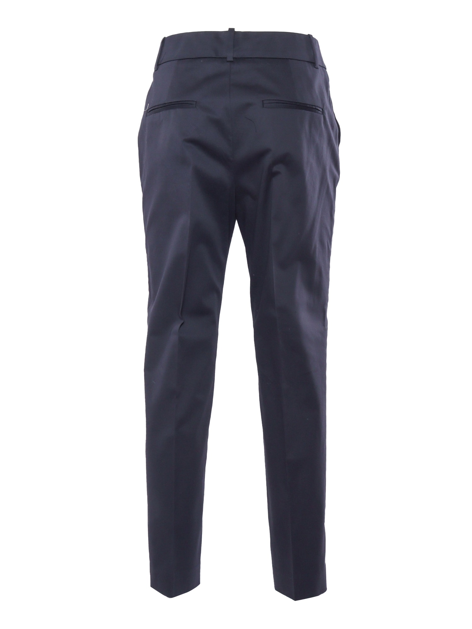 Peserico Pleated Zipper Casual Pants In Multicolor