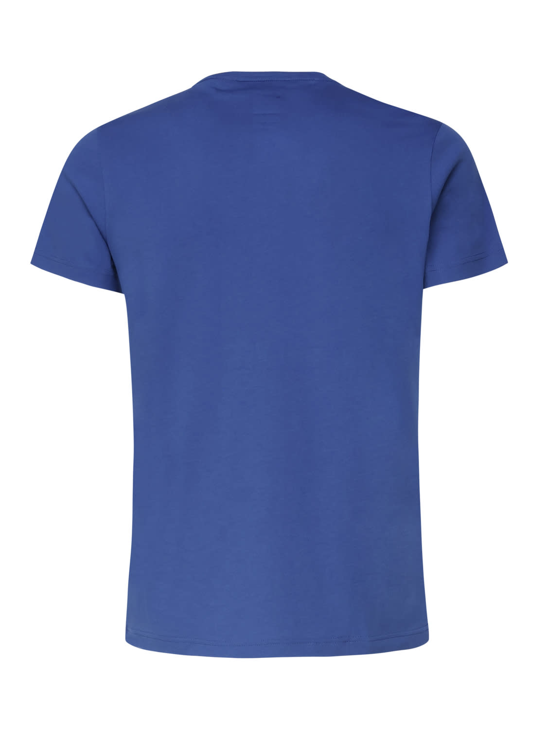 Shop K-way T-shirt Logo In Cotton In Blue Royal Marine