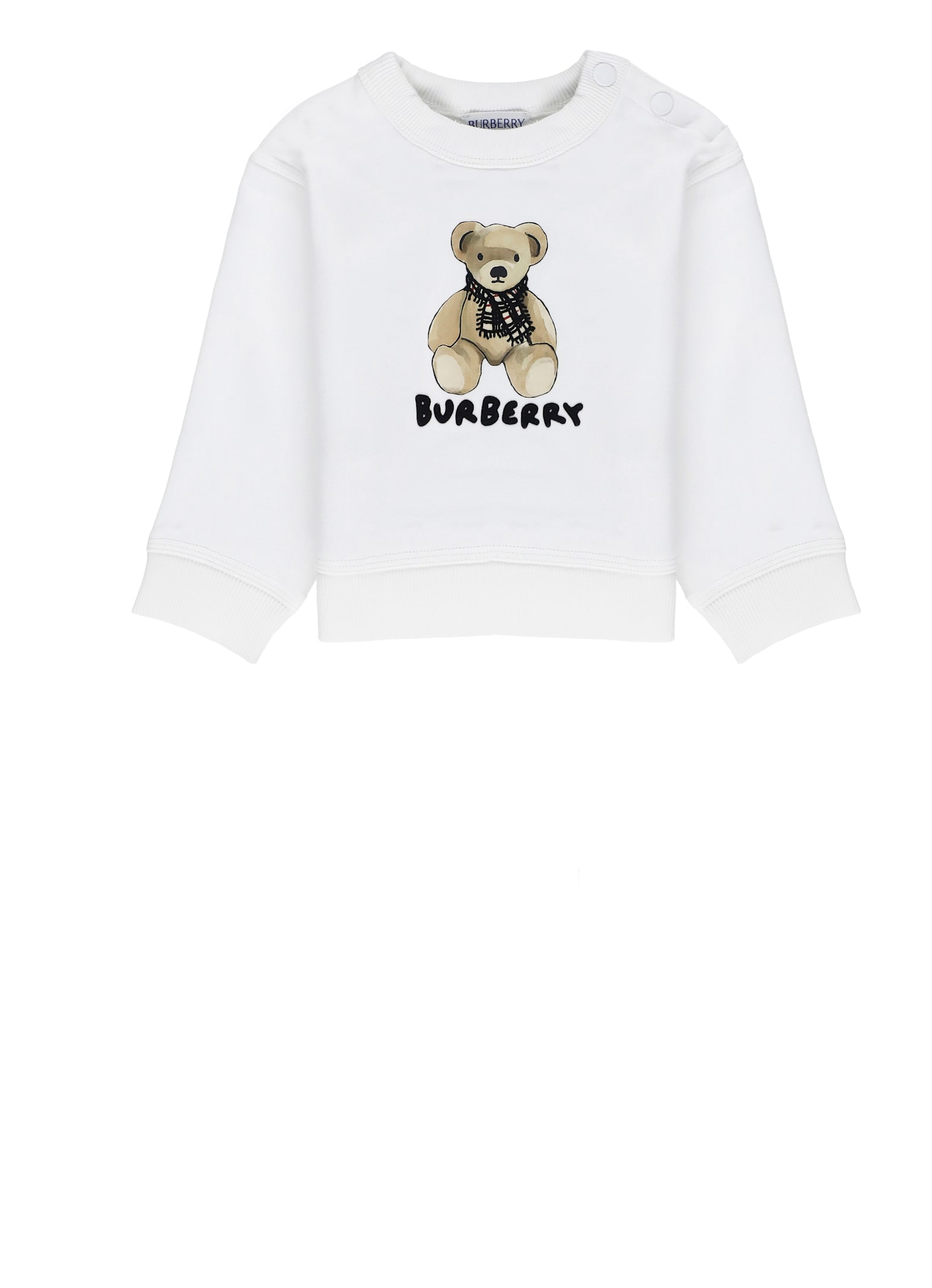 Burberry Mathew Teddy Sweatshirt In White