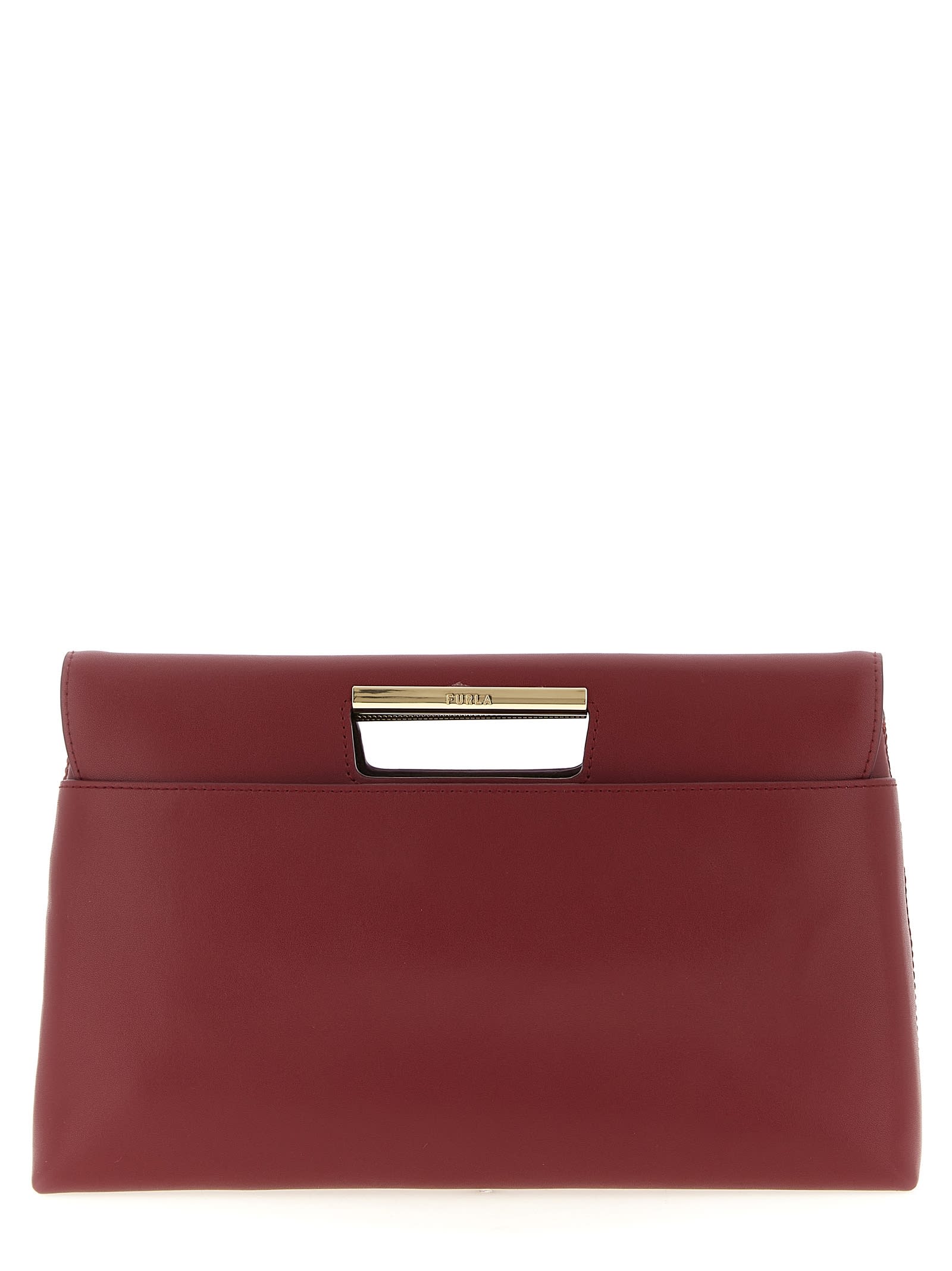 Furla ' Giada' Clutch In Burgundy