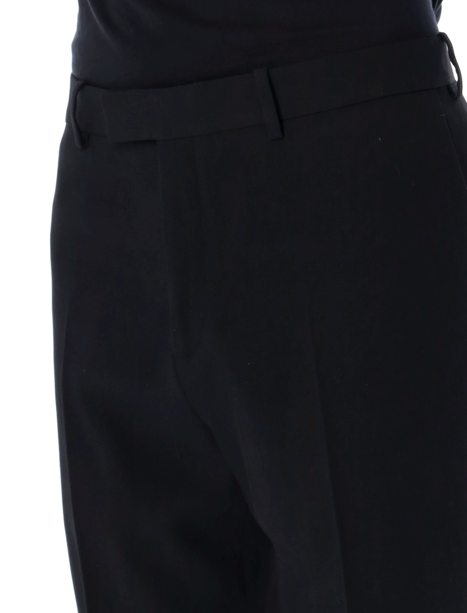 Shop Ferragamo Tailored Trouser In Black
