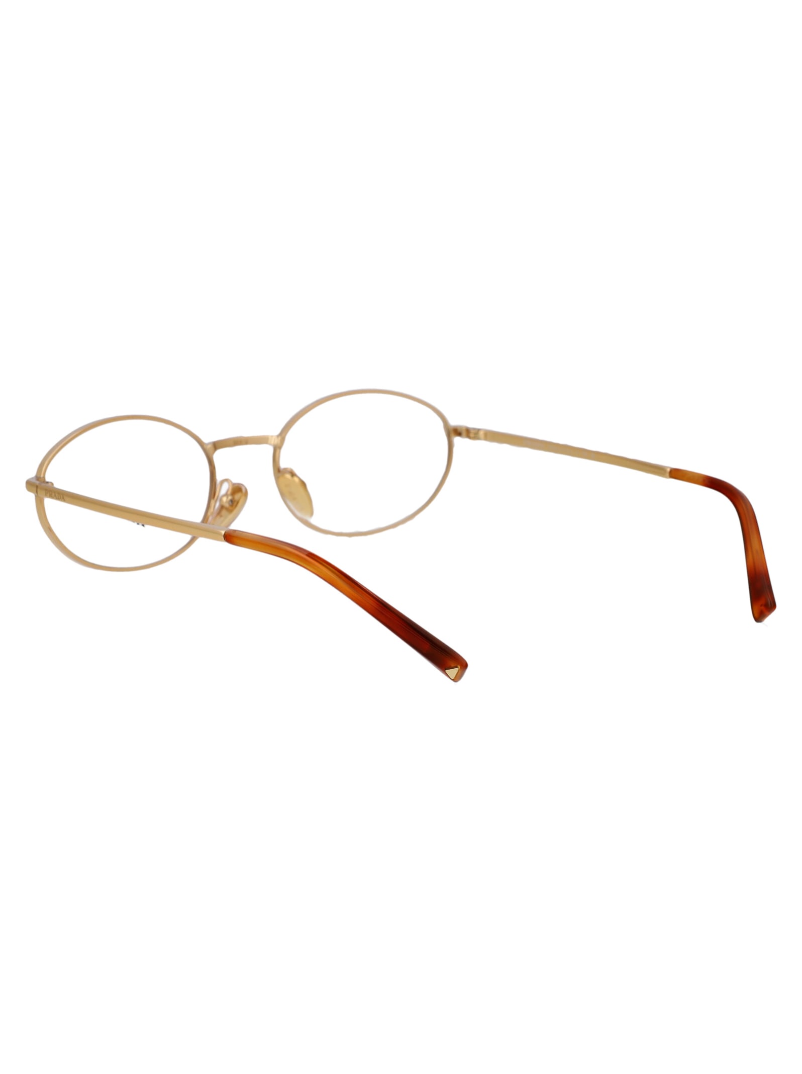 Shop Prada 0pr A57v Glasses In 5ak1o1 Gold