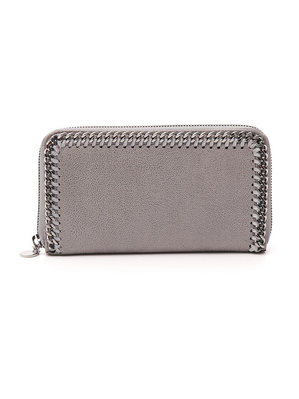 STELLA MCCARTNEY FALABELLA ZIPPED CONTINENTAL WALLET 