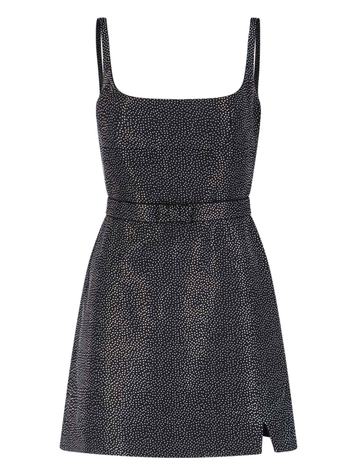 Shop Marc Jacobs Studs Mini Dress In Black