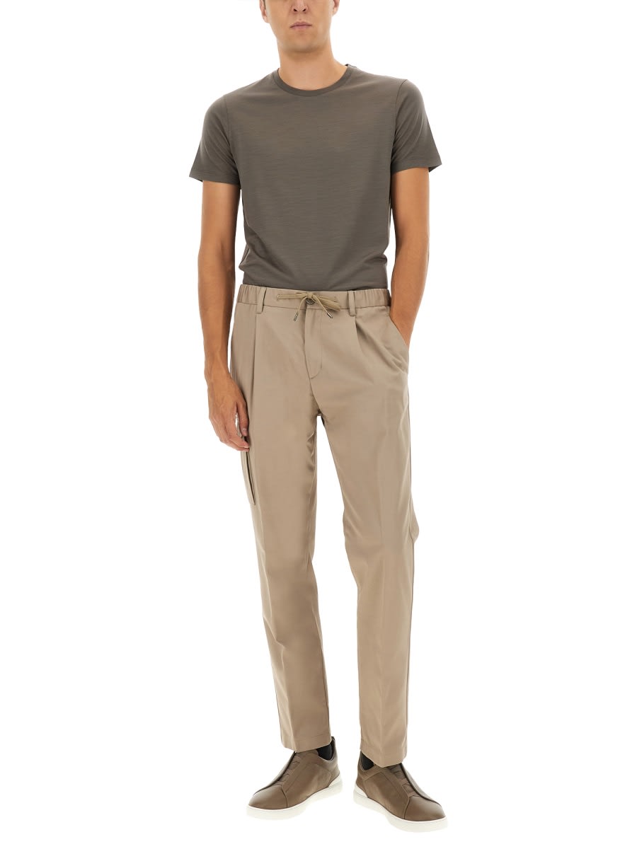 Herno Wool T-shirt In Gray