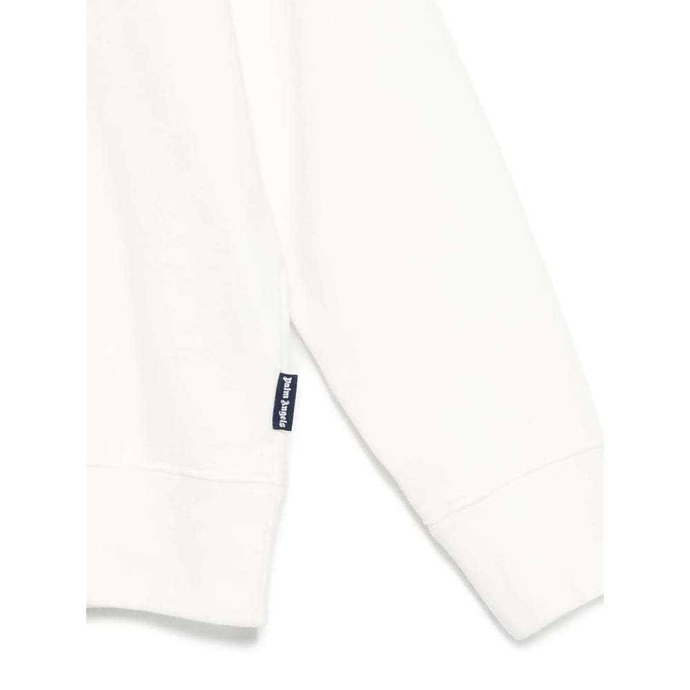 Palm Angels Spray Bear Sweatshirt In White