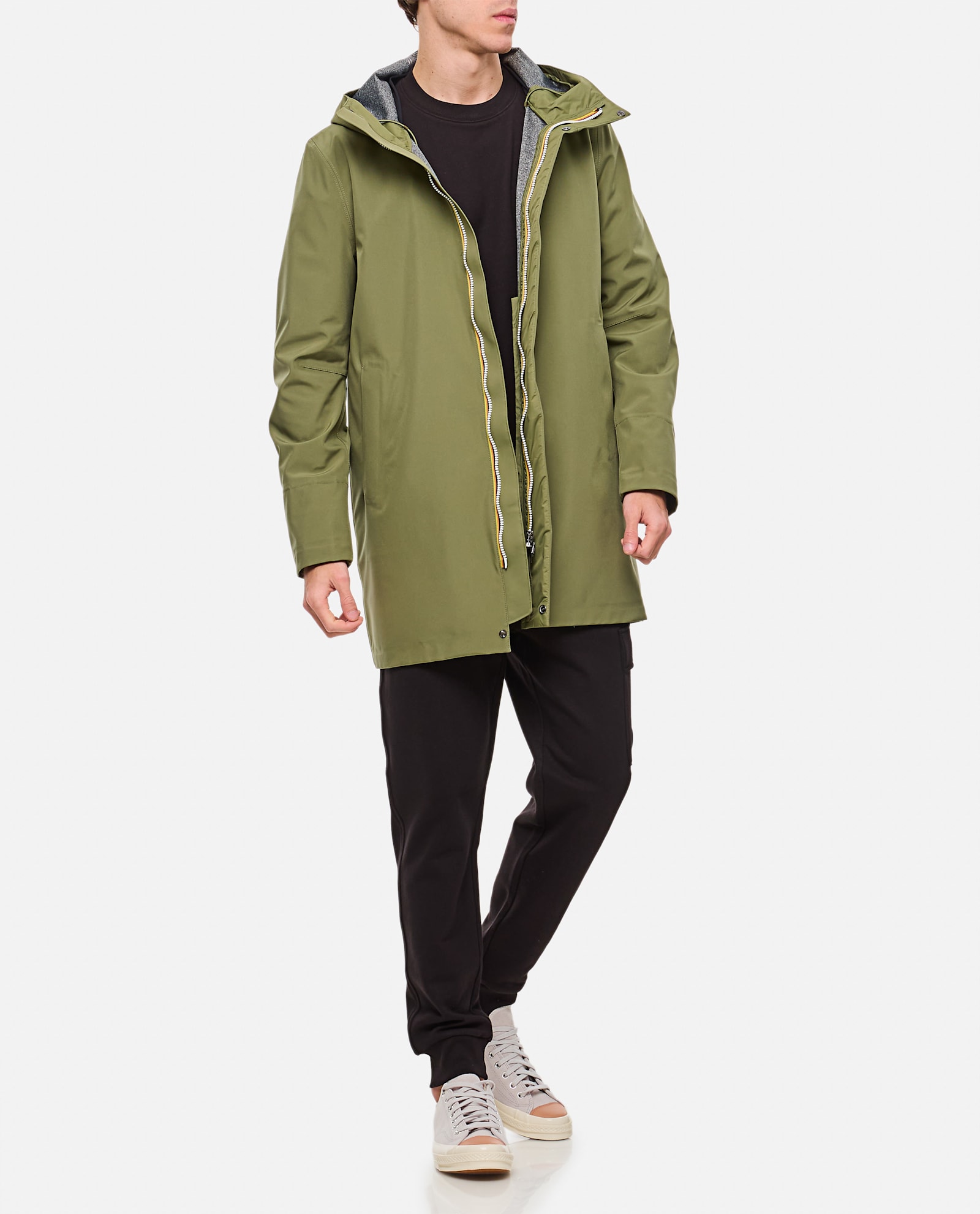 K-way Jacket Tommy Bonded In Green