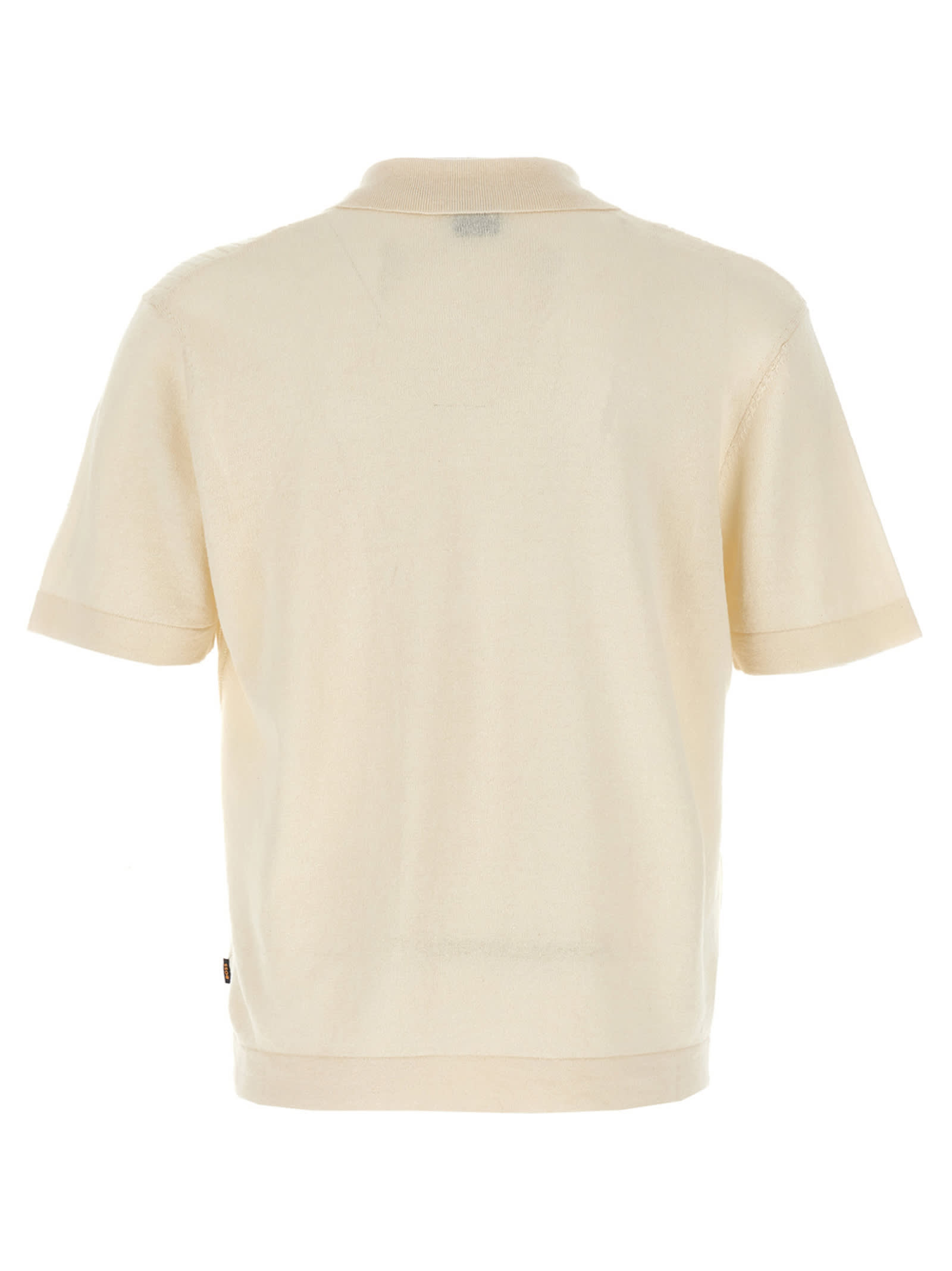 Hugo Boss Knitted Shirt Shirt And Blouse White In White