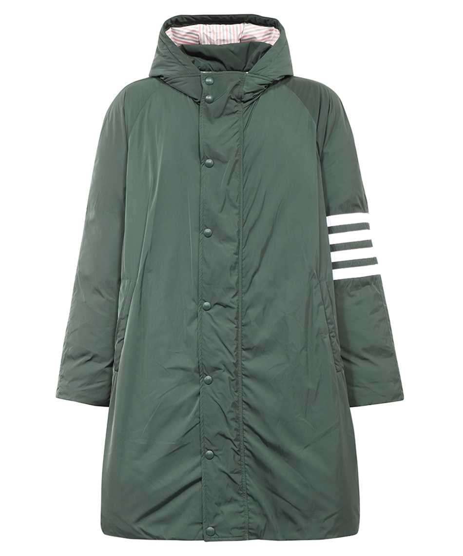 Shop Thom Browne Technical Fabric Parka In Green