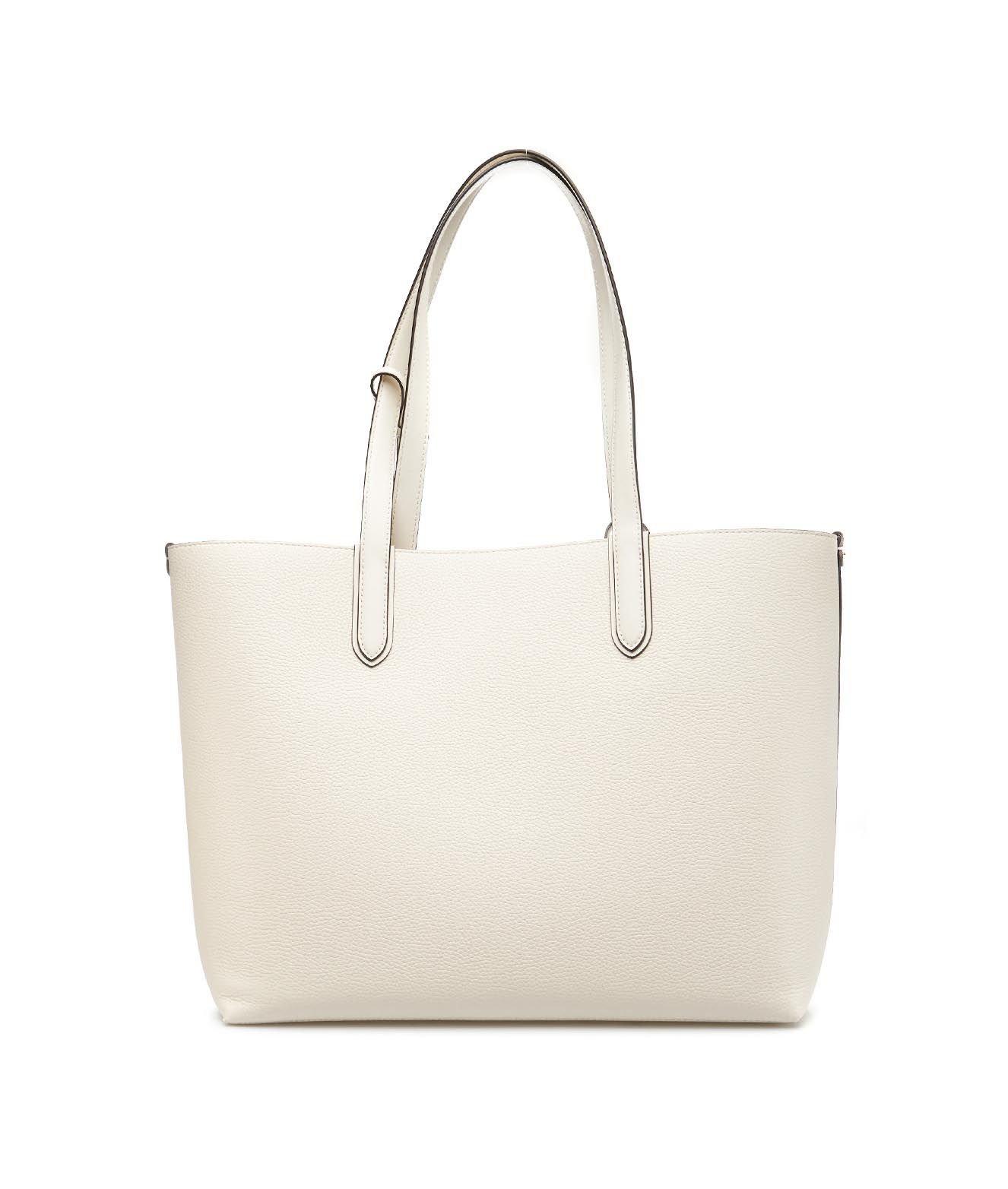 Shop Michael Kors Eliza Reversible Extra-large Tote Bag In Light Cream