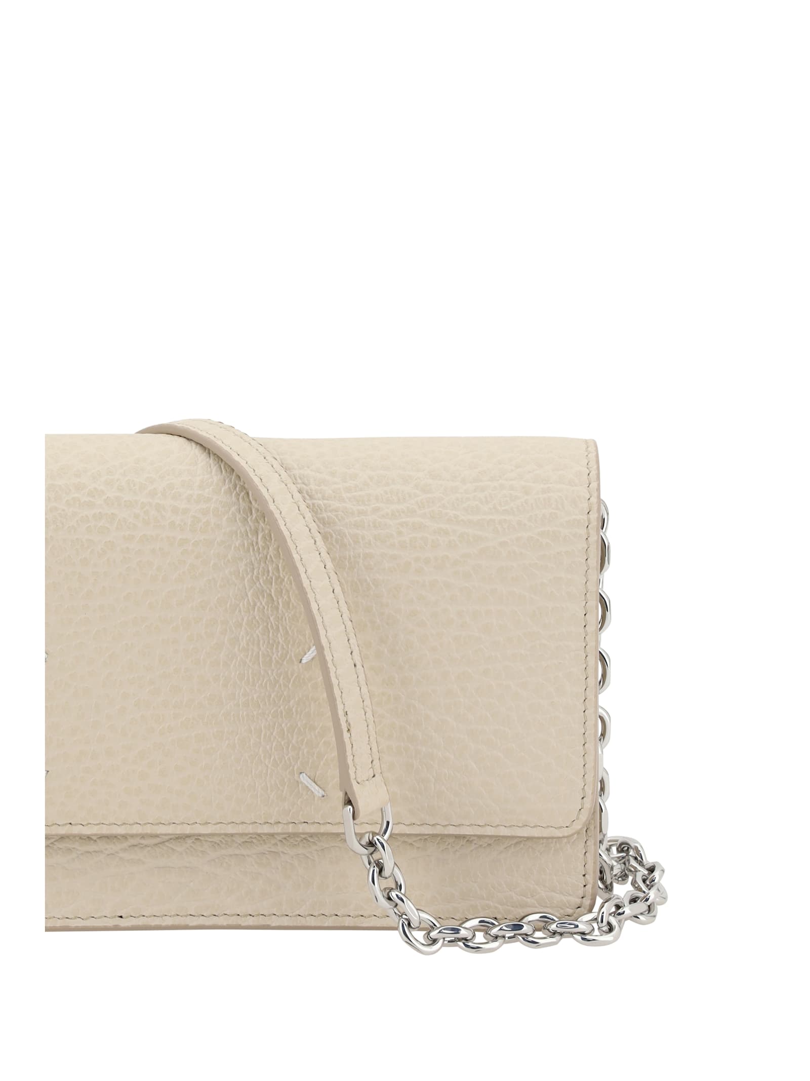 Maison Margiela Chain Wallet In Amande