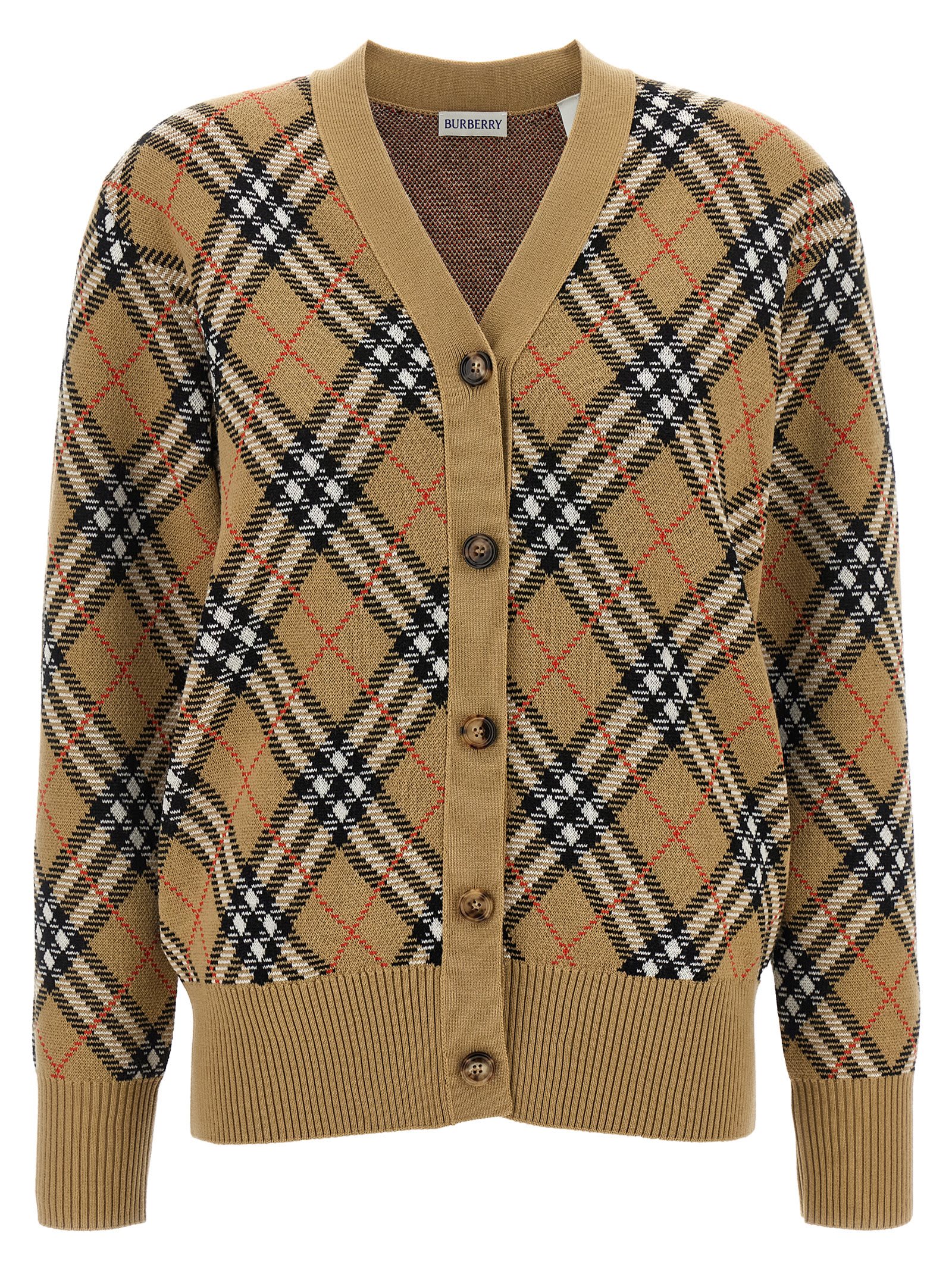 Cardigan Burberry Check