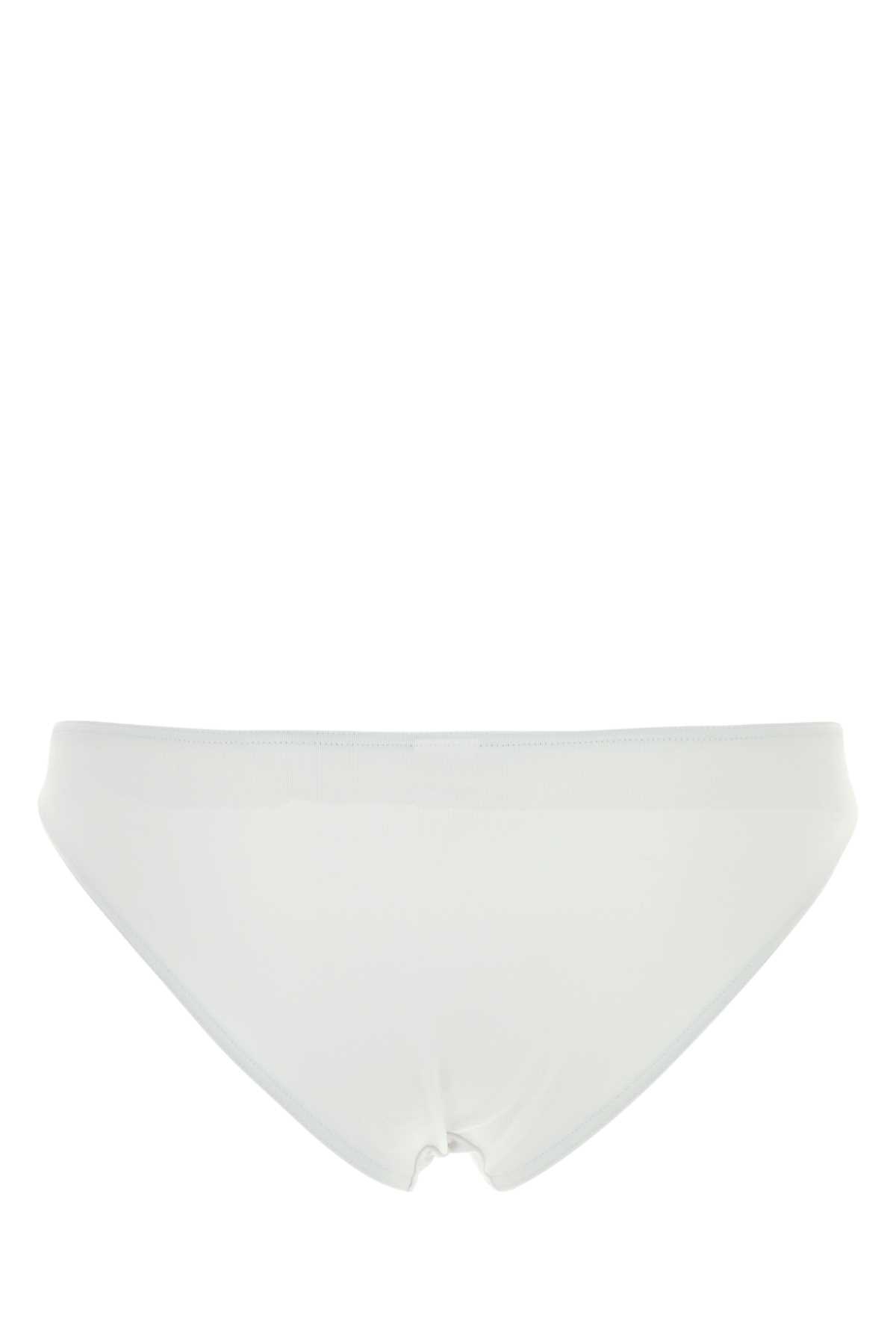 Eres Women White Stretch Nylon Bikini Bottom In White