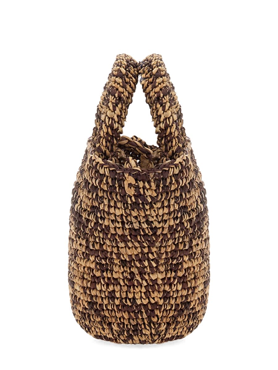 Shop Manebi Mini Summer Bag In Brown
