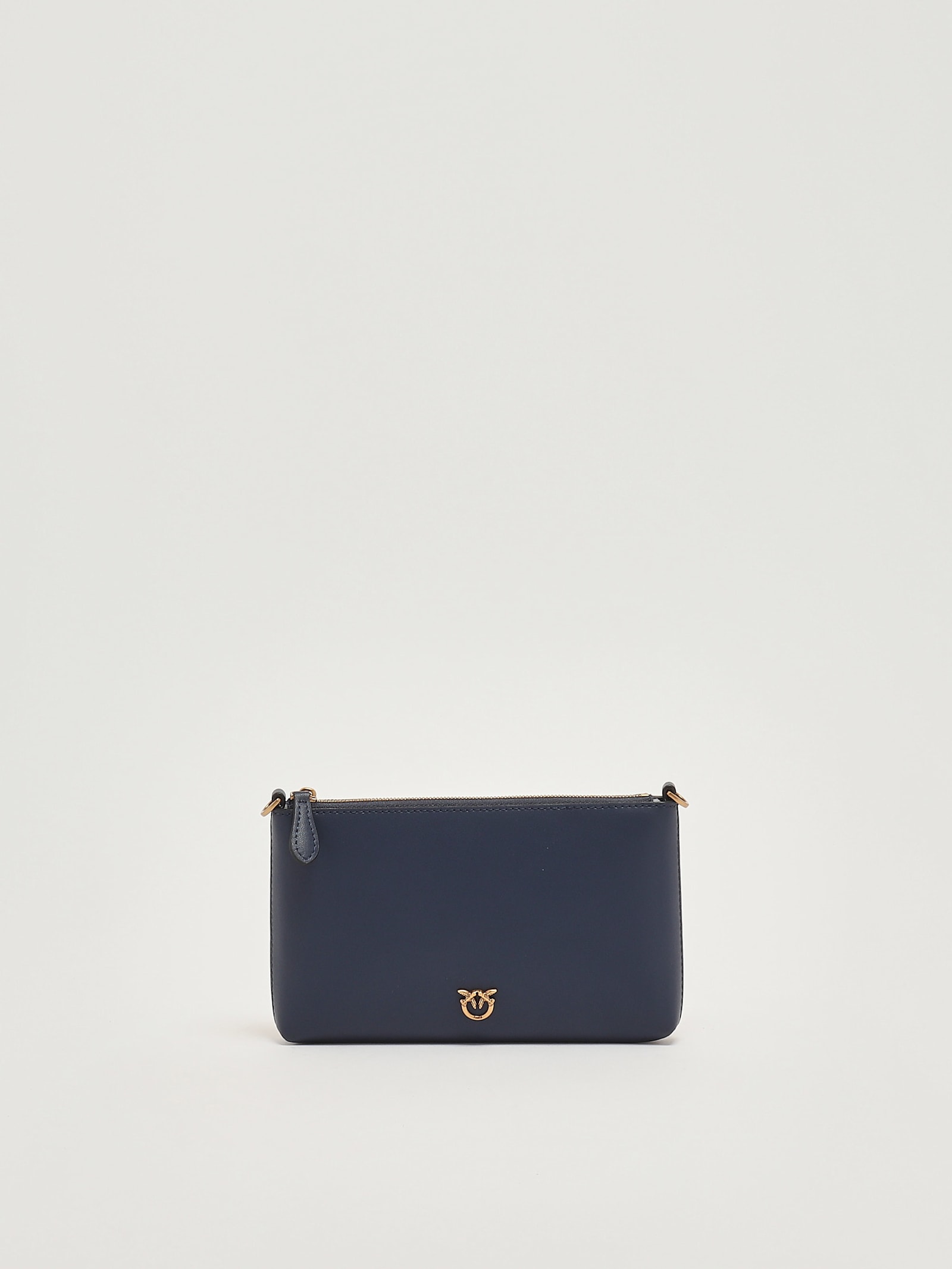 Pinko Flat Horizontal Mini Clutch In Blue