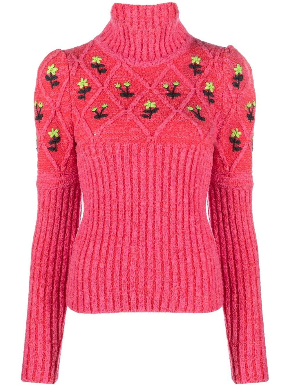 Cormio Turtleneck Sweater In Red