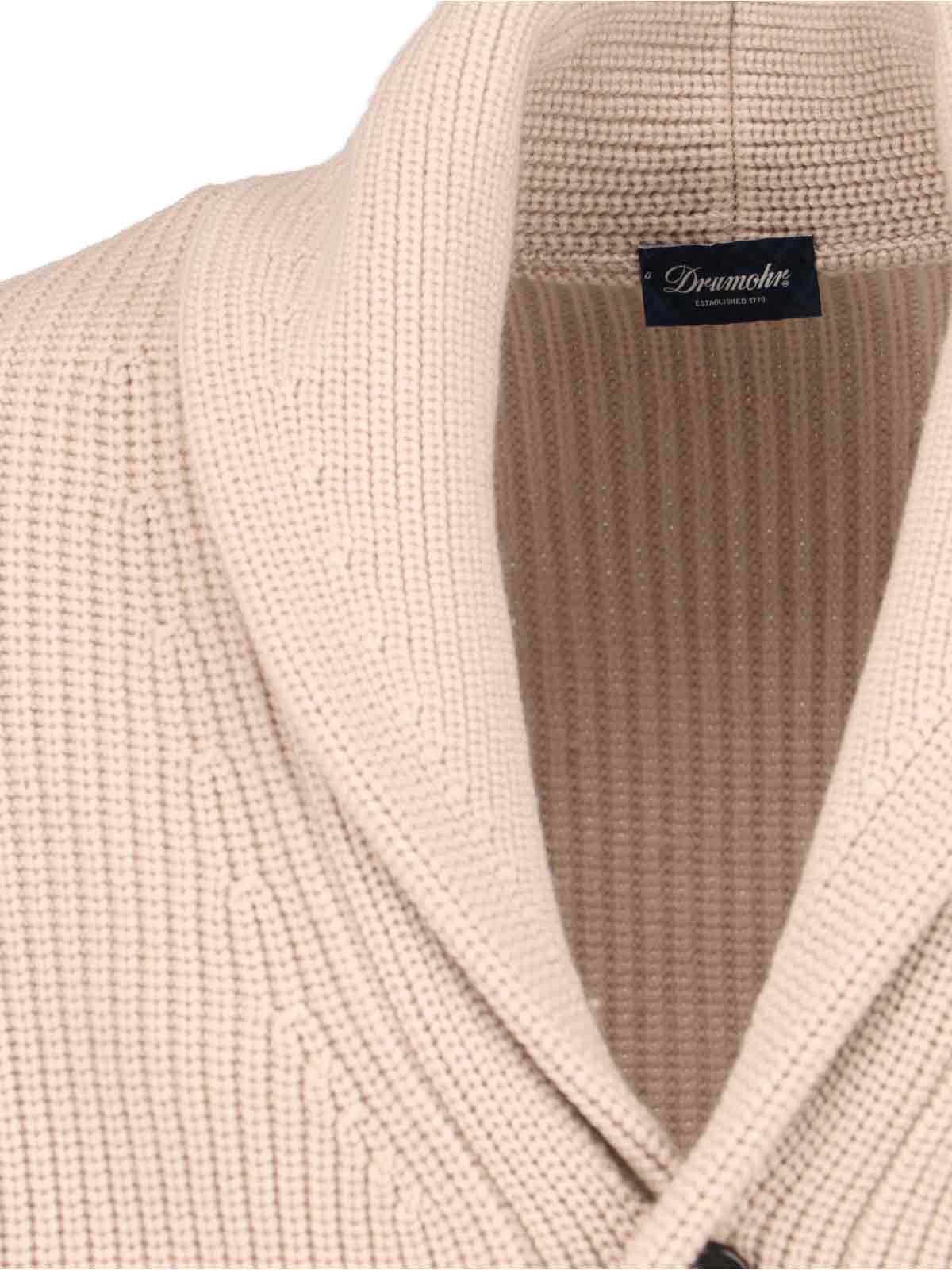 DRUMOHR CARDIGAN WITH LAPELS 