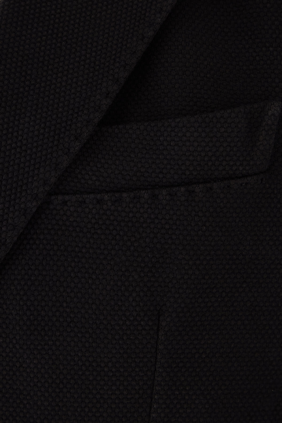 Circolo 1901 Cotton Blazer With Front Pockets And Notch Lapel In Black