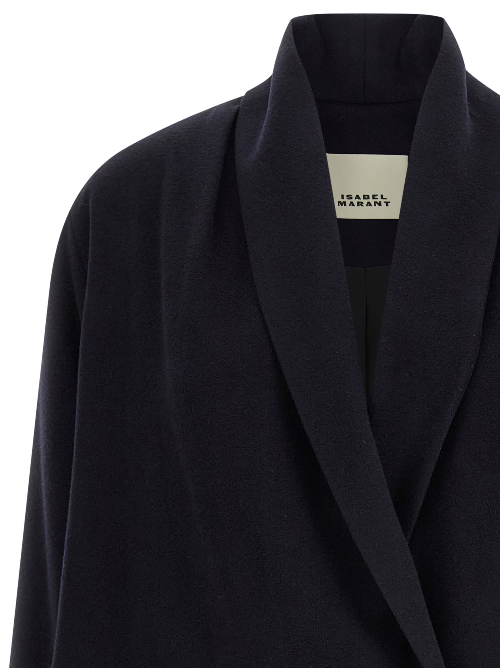 Isabel Marant Elise Coat In Black