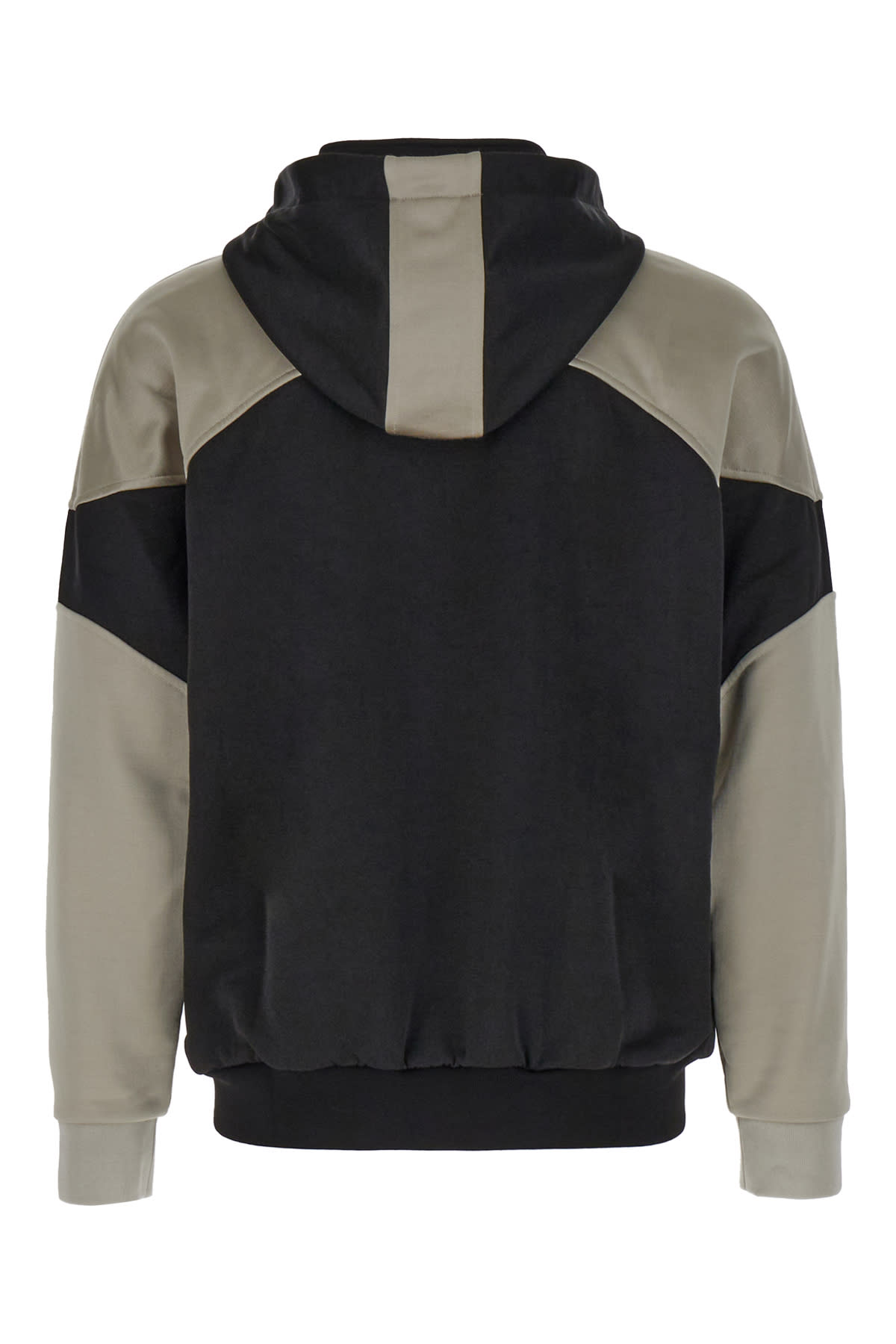 Shop Saint Laurent Two-tone Polyester Blend Sweatshirt In 1099