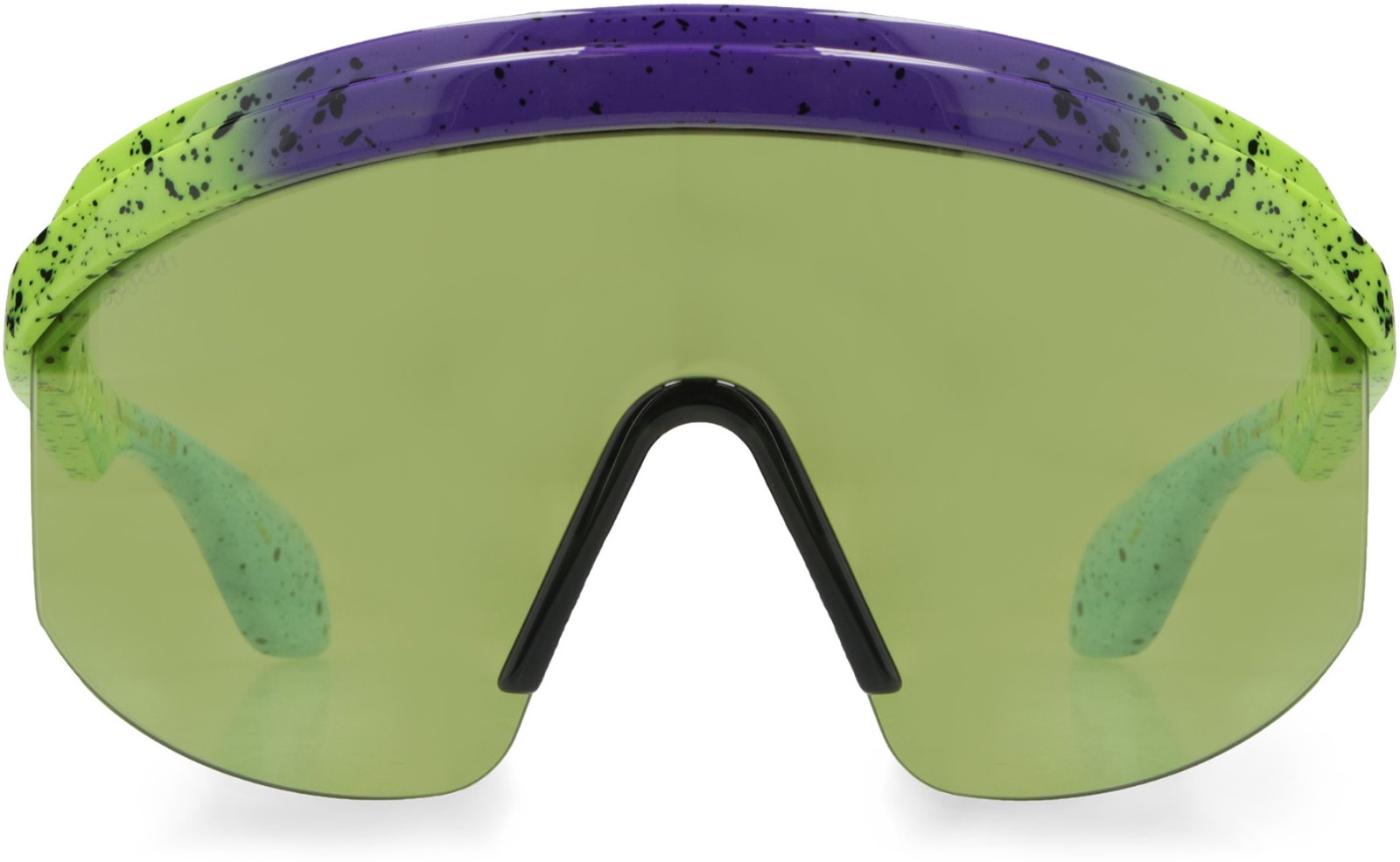 Shop Gucci Visor Sunglasses In Green