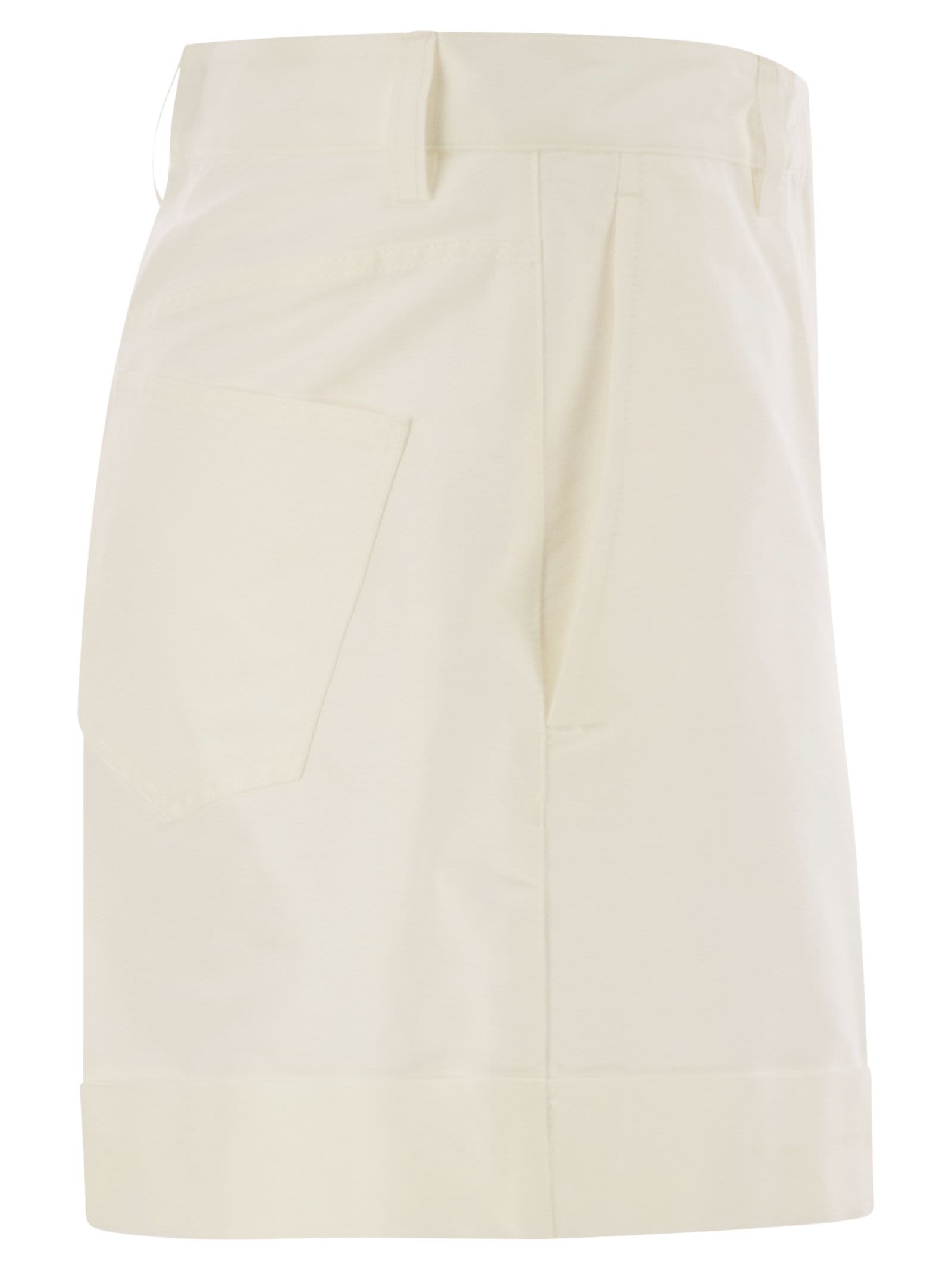 Mvp Wardrobe Cotton And Silk Bermuda Shorts
