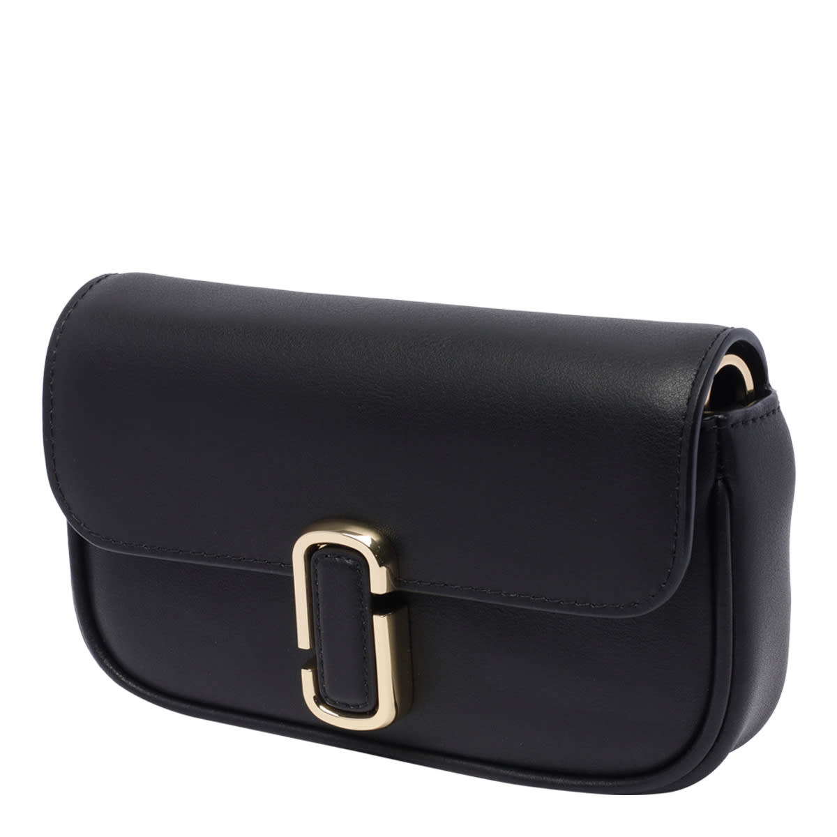 Shop Marc Jacobs The Mini Shoulder Bag In Black